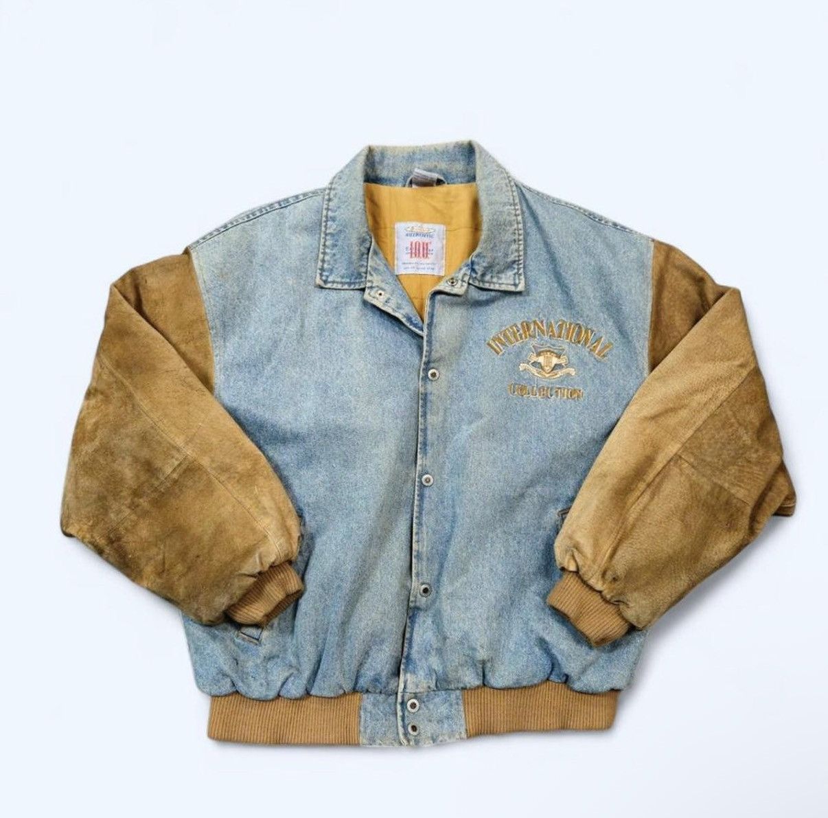 Other International Collection Denim and Suede Bomber Size US XL / EU 56 / 4 - 1 Thumbnail