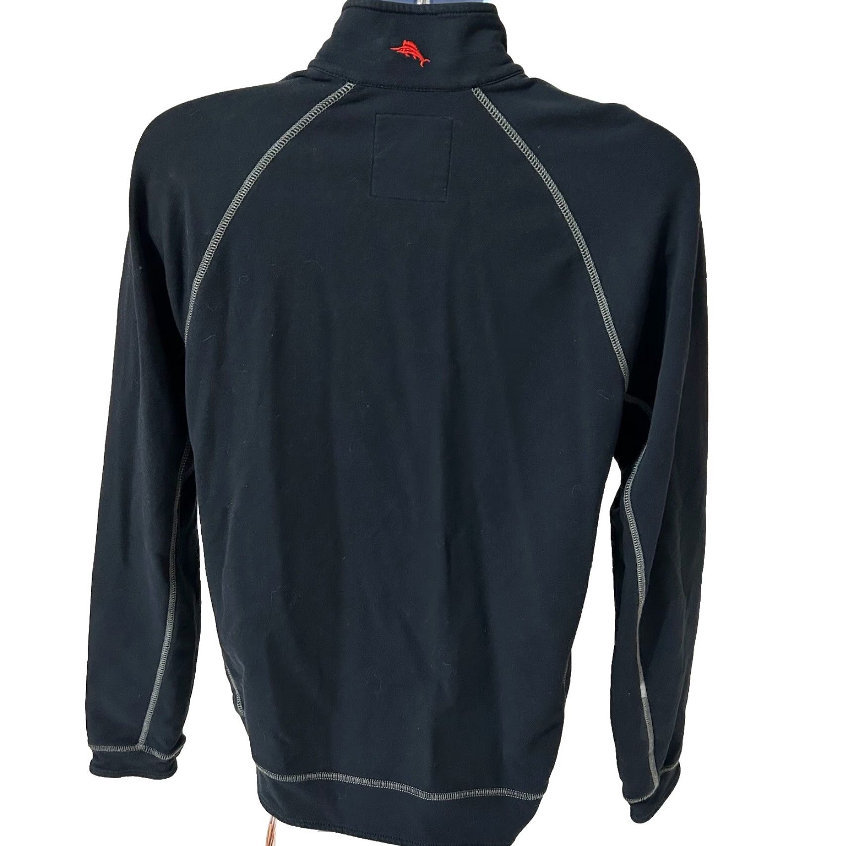 Tommy Bahama VINTAGE San Francisco 49ers Tommy Bahama 3/4 Zip Pullover Men Medium Gray Black 2016 Size US M / EU 48-50 / 2 - 2 Thumbnail