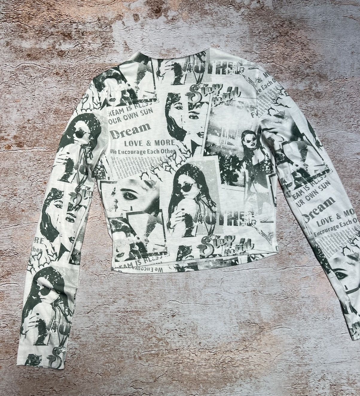 Japanese Brand Vintage crop top long sleeve Size S / US 4 / IT 40 - 6 Thumbnail