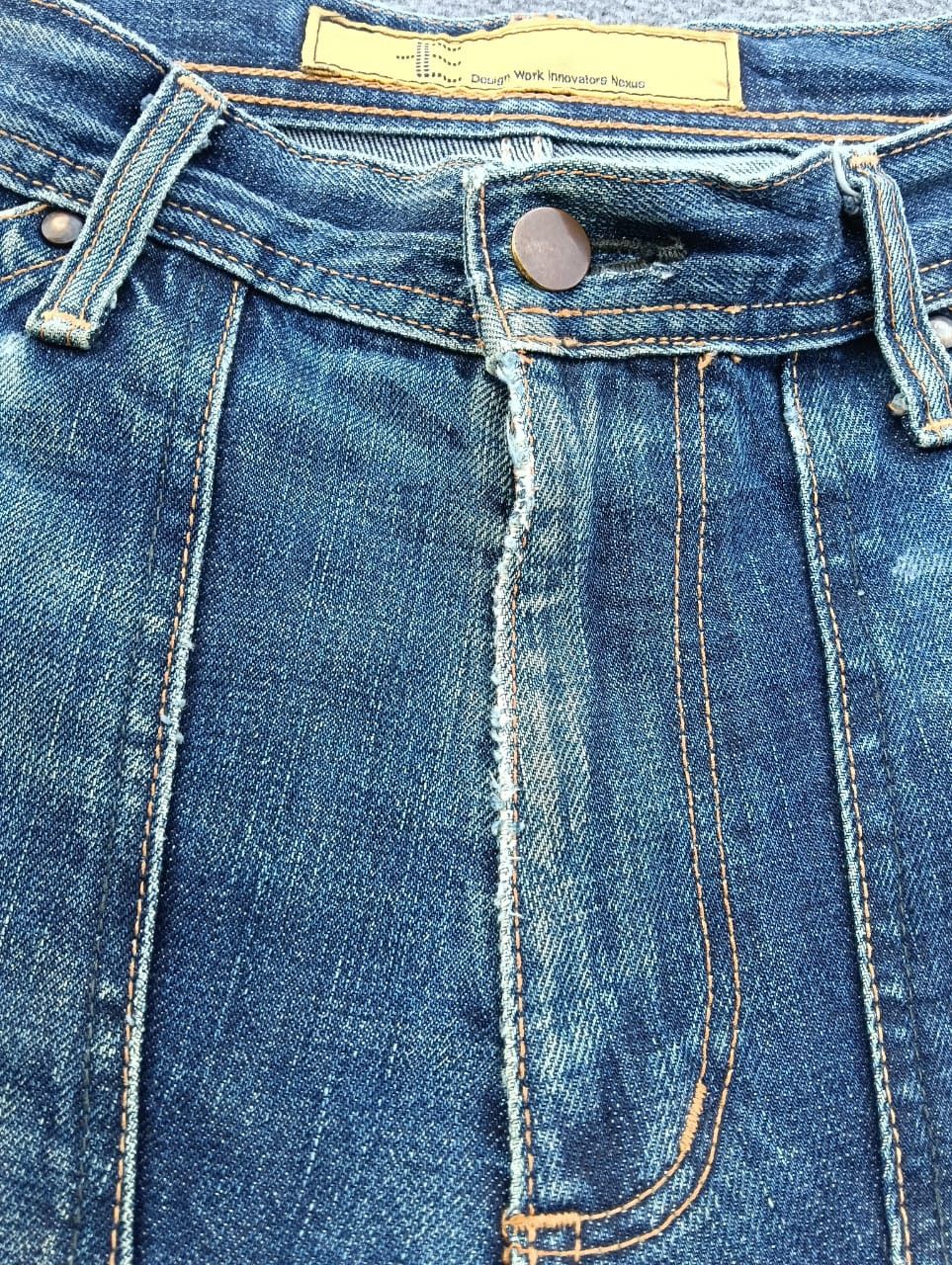 Edwin Vintage Edwin Nexus "E" Design Double Knee distressed denim. Size US 29 - 6 Thumbnail