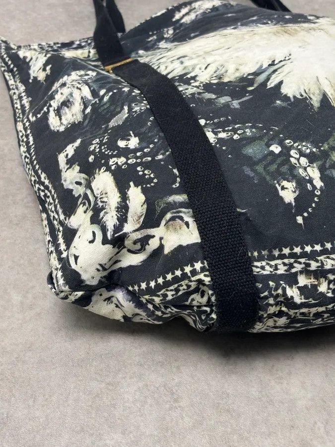 Balmain SS2012 Balmain Navy Cream Eagle Floral Tote Bag Size ONE SIZE - 5 Thumbnail