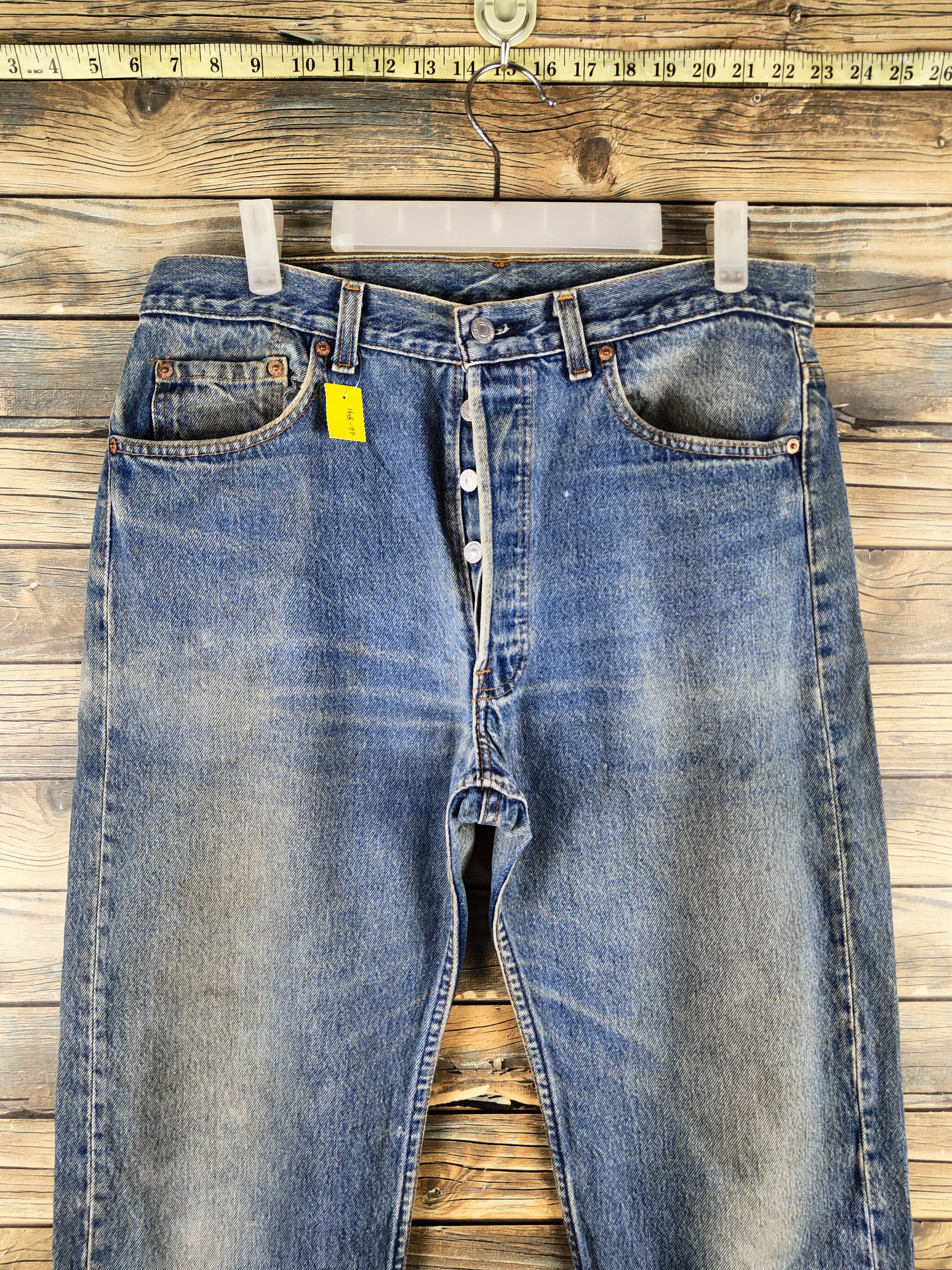 Levi's DL Levi's Blue Distressed Ripped Jeans# 46-891 Size US 34 / EU 50 - 2 Thumbnail