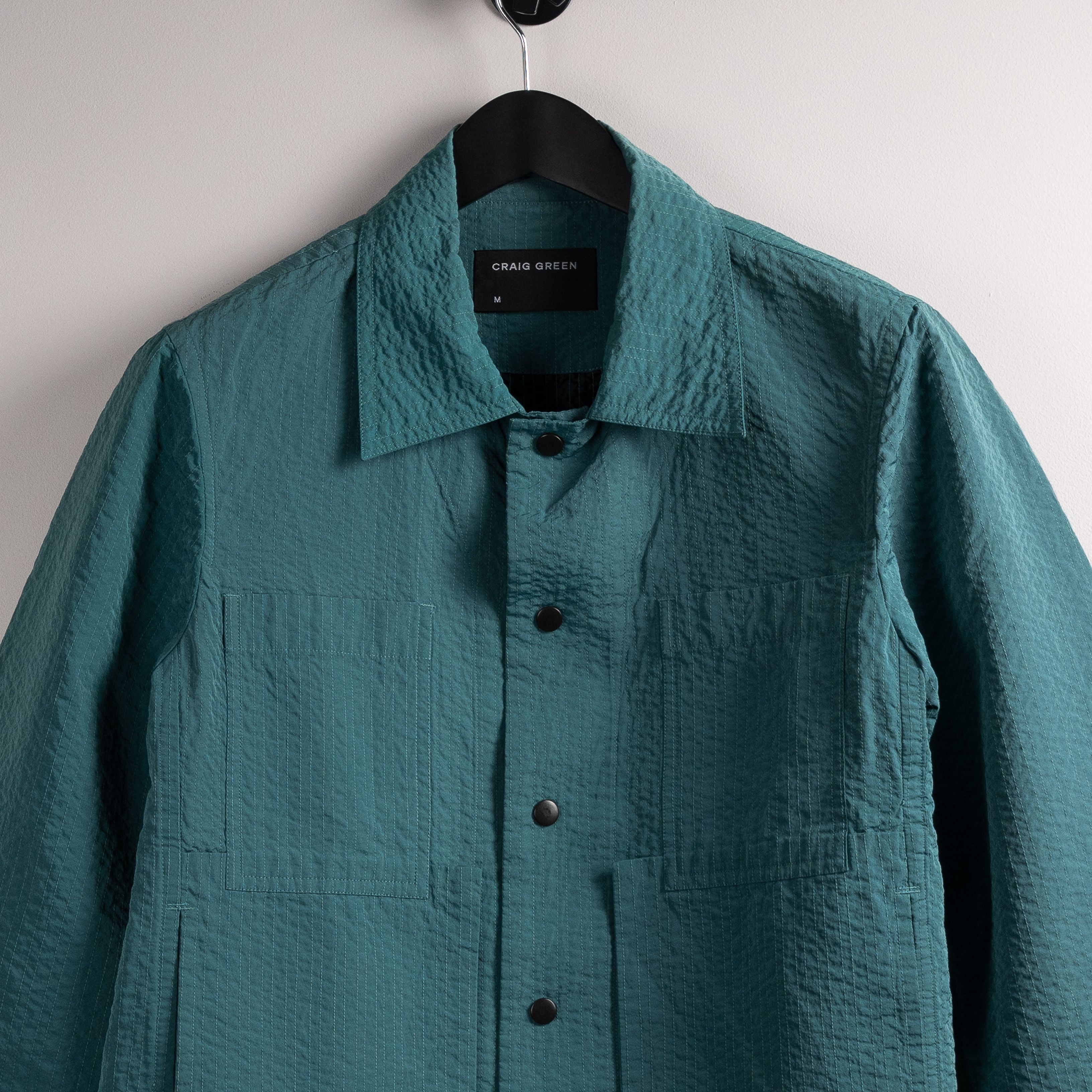 Craig Green Craig Green AW19 Linestitch Worker Jacket Green Size US M / EU 48-50 / 2 - 4 Thumbnail