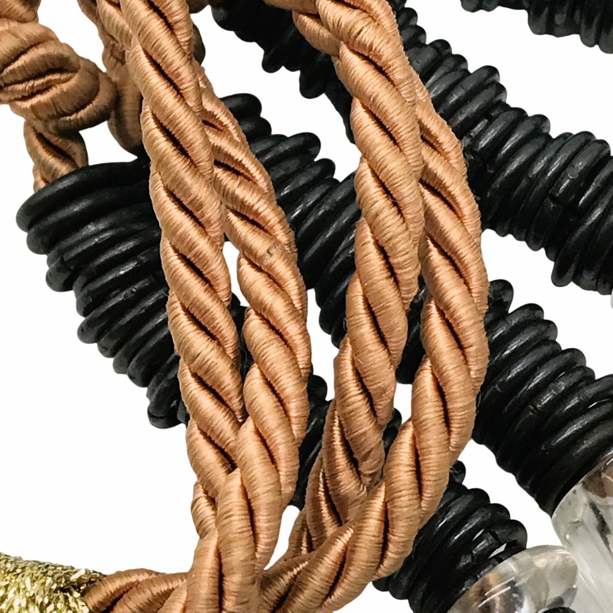 Handmade Tribal Ethnic Necklace Boho Brutalist Artisanal Warrior Stat Size ONE SIZE - 4 Thumbnail