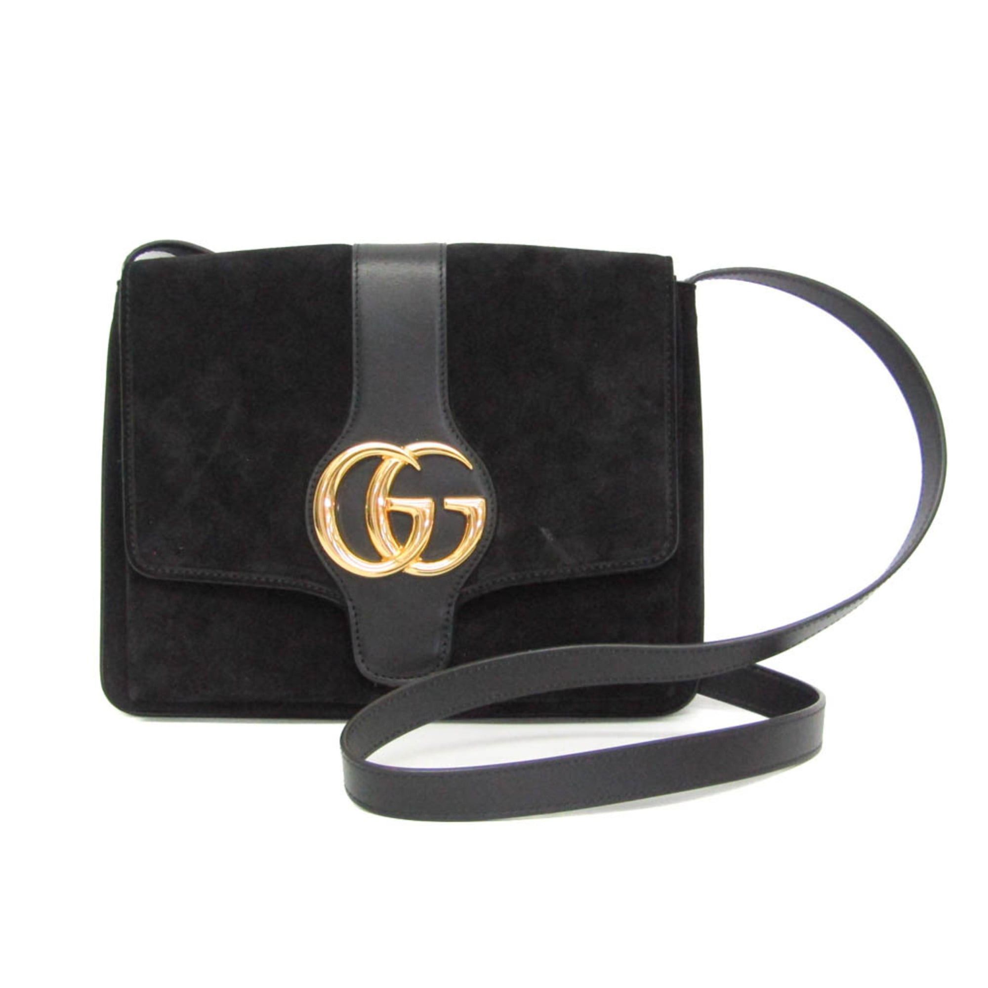 Gucci Gucci Arli 550126 Women's Leather,Suede Shoulder Bag Black Size ONE SIZE - 1 Thumbnail