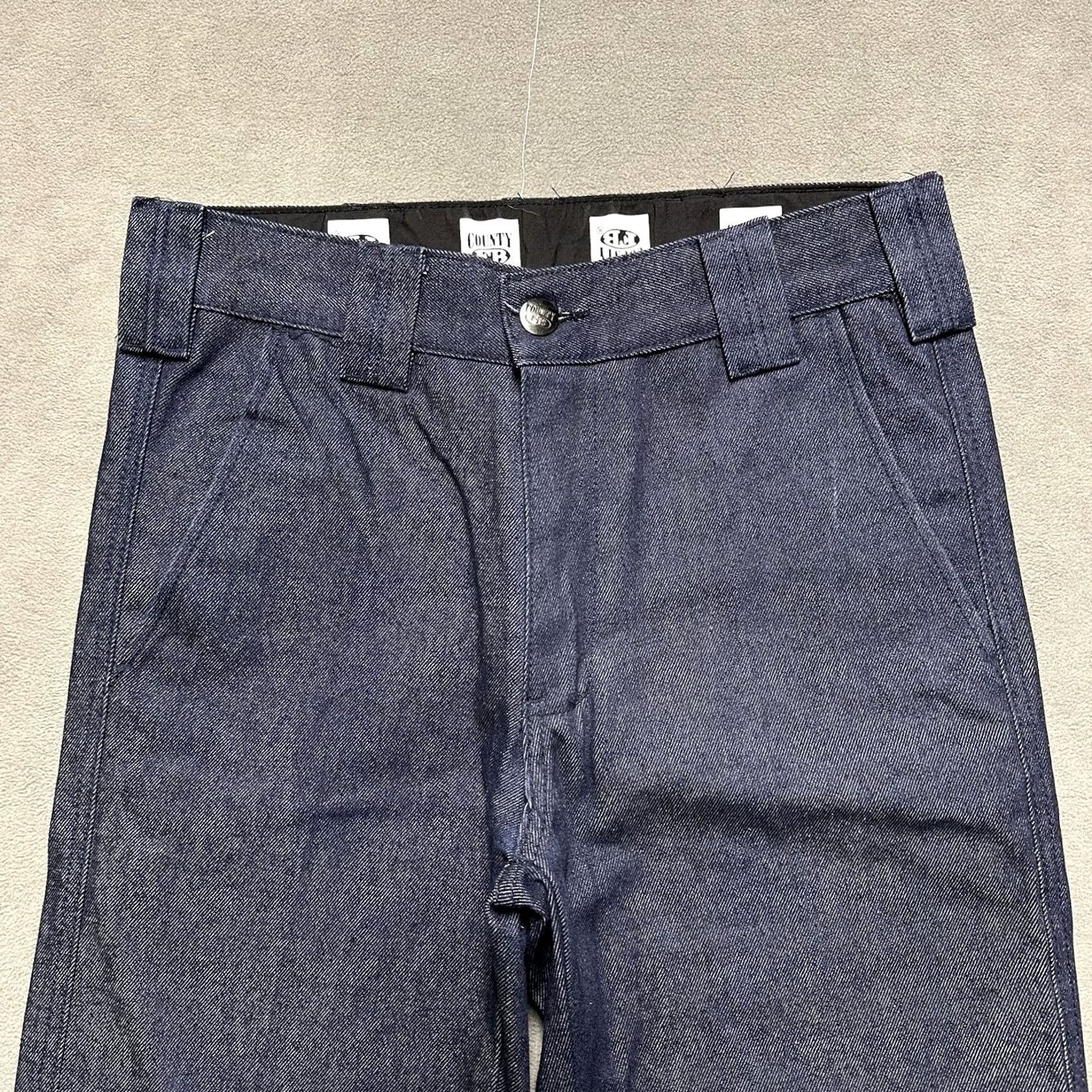 Vintage County FB Jeans Mens 32x32 Blue Denim Straight 90s Hip Hop Grunge Vintage? No. Size US 32 / EU 48 - 3 Thumbnail