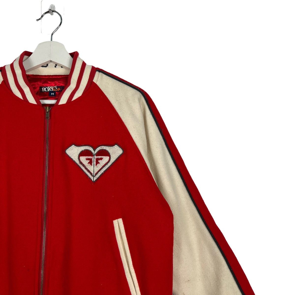 Other 🔥 VINTAGE ROXY VARSITY BOMBER JACKET Size US S / EU 44-46 / 1 - 7 Thumbnail