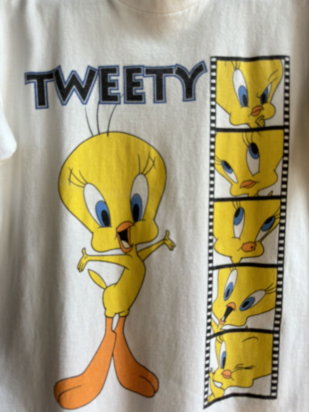 Cartoon Network Vintage 90s Tweety by Warner Bros Graphic Movie T Shirt Size US M / EU 48-50 / 2 - 2 Thumbnail