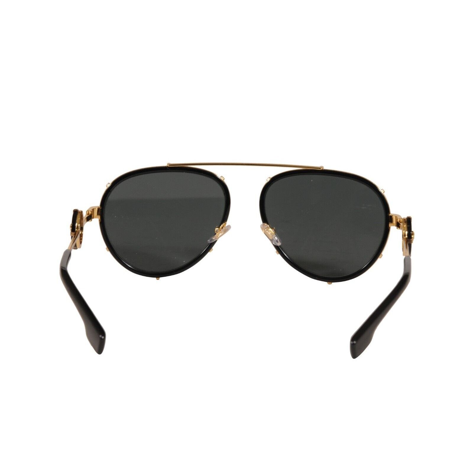 Versace Aviator Sunglasses Model 2232 Black Gold Size ONE SIZE - 6 Thumbnail
