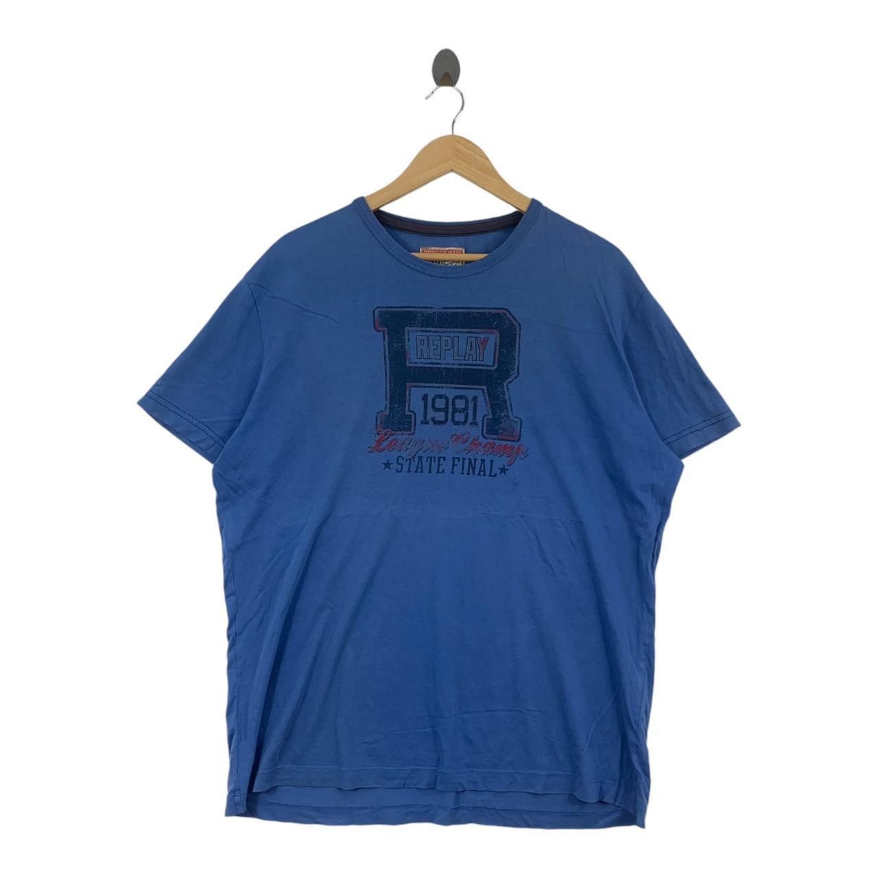 Replay Vintage REPLAY JEANS Perfect Cut & Fit Superior Tee Shirt Size US XL / EU 56 / 4 - 1 Thumbnail