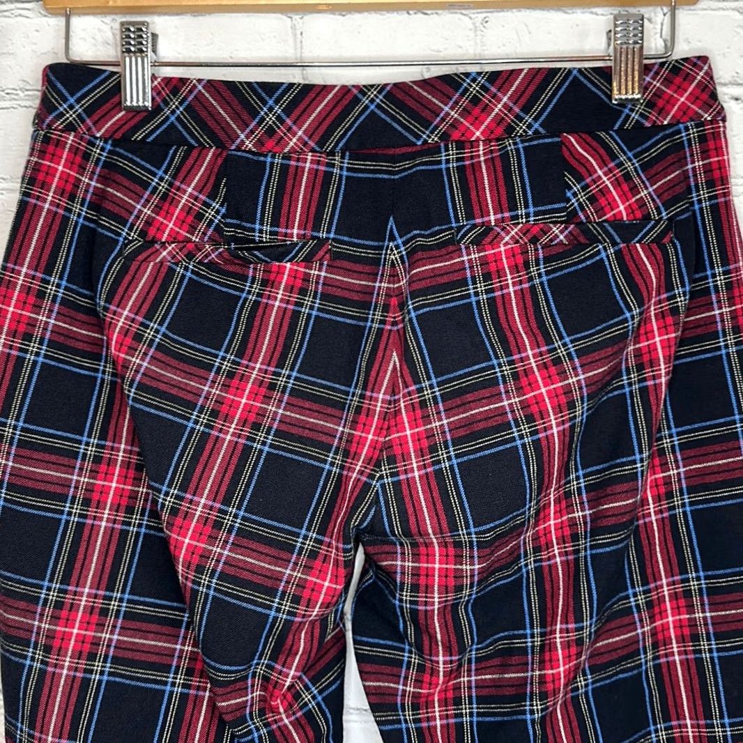 J. Jill J. Jill Women’s Cropped Pants size 6 Multicolor Plaid Premium Bi-Stretch Dress Pants Women Short-14.5” Waist 14.5” Front Rise 8.5” Inseam 25” Size 28" / US 6 / IT 42 - 4 Thumbnail