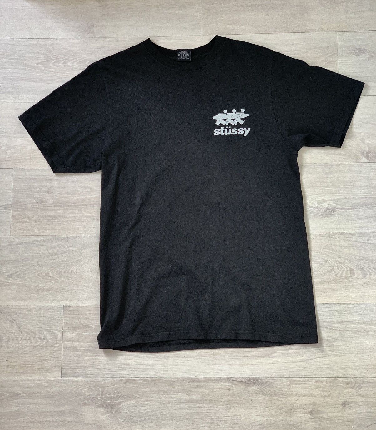 Stussy Stussy Surfwalk Tee Black - Size S Size US S / EU 44-46 / 1 - 3 Thumbnail