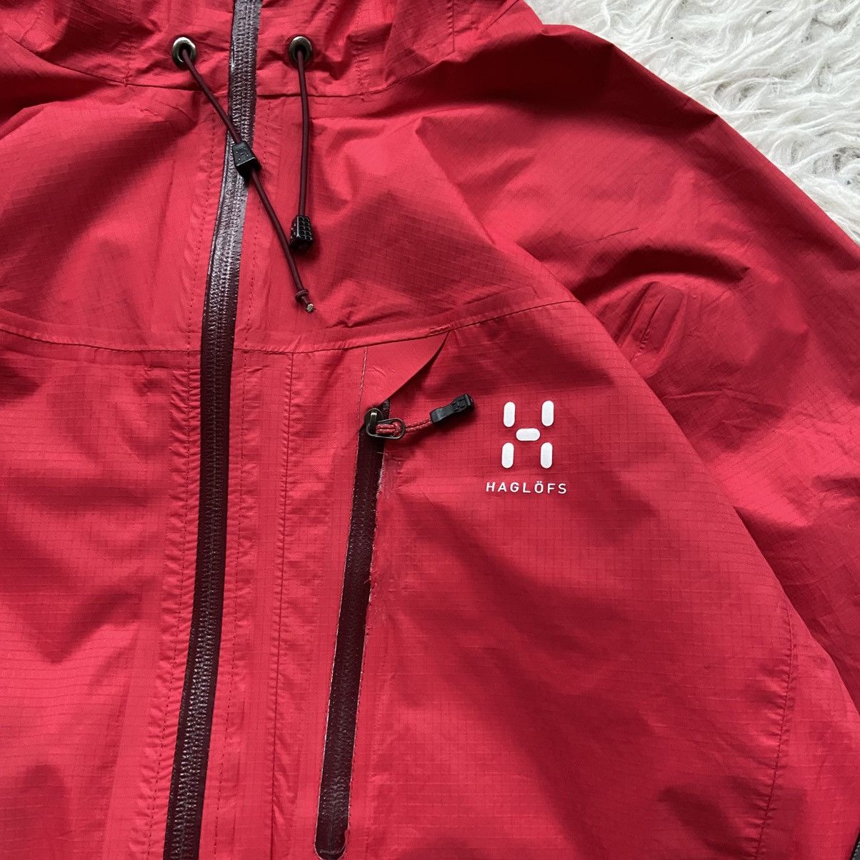 Haglofs 📌 Outdoor Haglofs Gore-Tex Light Rain Gorpcore Jacket Size L / US 10 / IT 46 - 6 Thumbnail