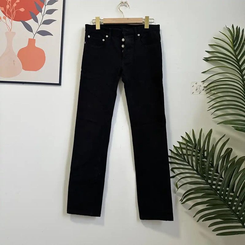 Dior Dior Black Cotton Men's Casual Pants 0089 Size US 26 / EU 42 - 1 Thumbnail