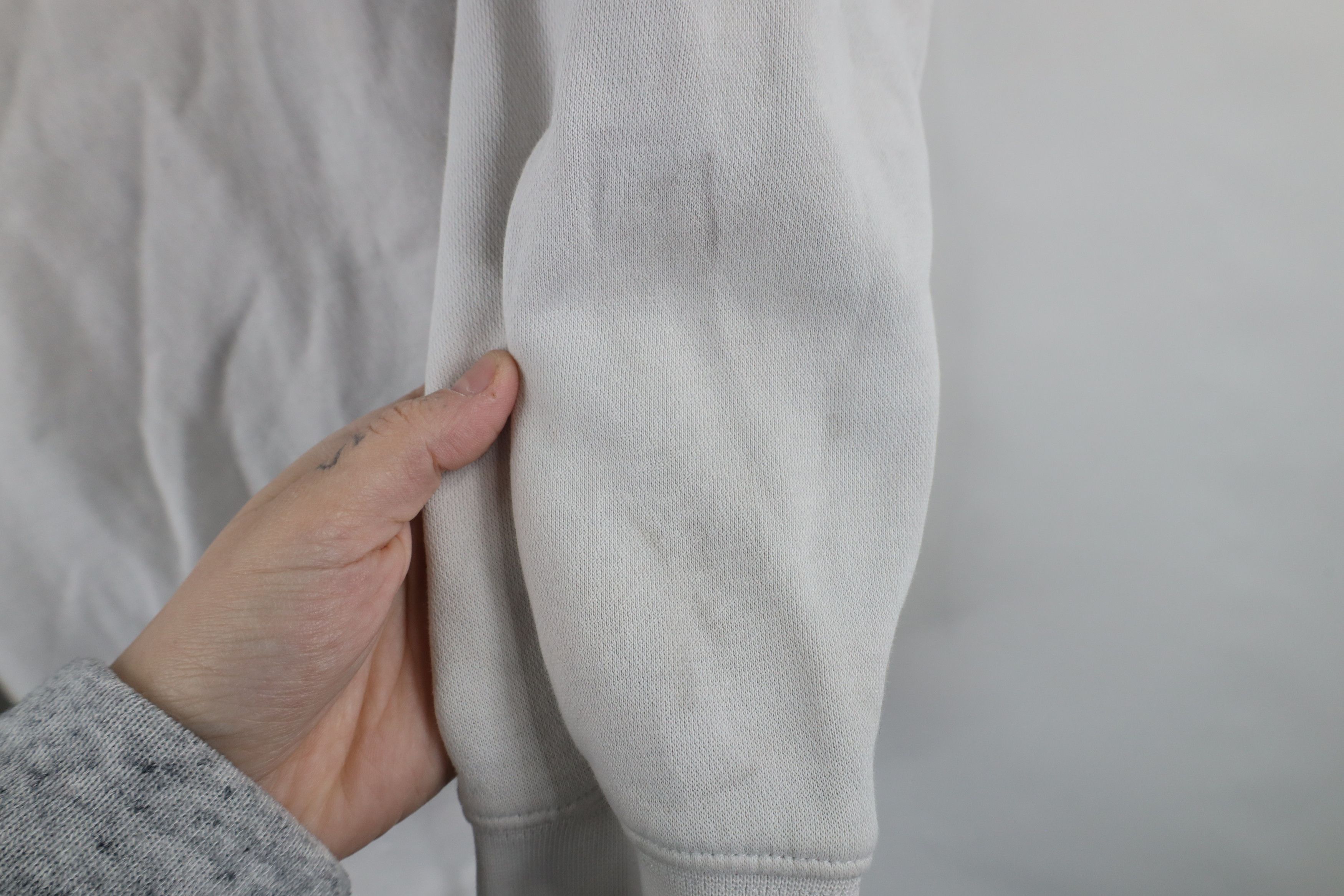 Nike × Vintage Vintage Y2K Nike Scott Center Swoosh Hoodie Light Gray Size US S / EU 44-46 / 1 - 11 Thumbnail