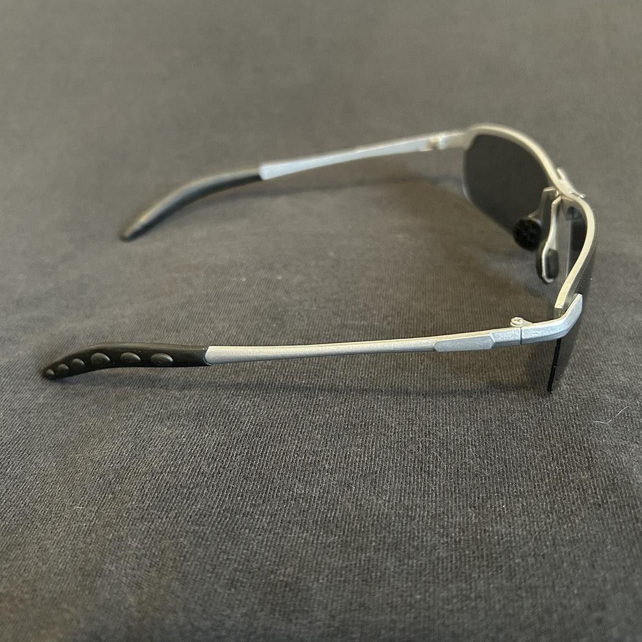 Japanese Brand × Vintage Y2K 2000s Style Cycling Skater Hip hop Black Tint Sunglasses Size ONE SIZE - 5 Thumbnail