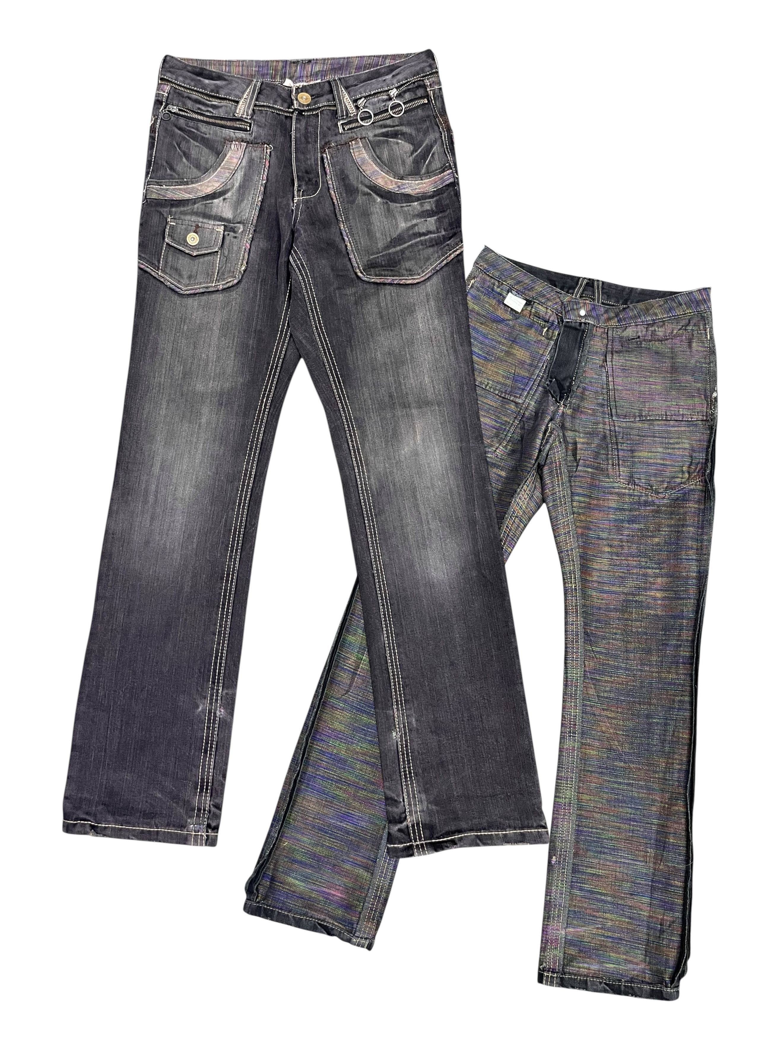 Edition Japan 🔥Gumu Japan Rust-Fade Iridescent Denim Bushpants Rare Grail Size US 29 - 1 Thumbnail