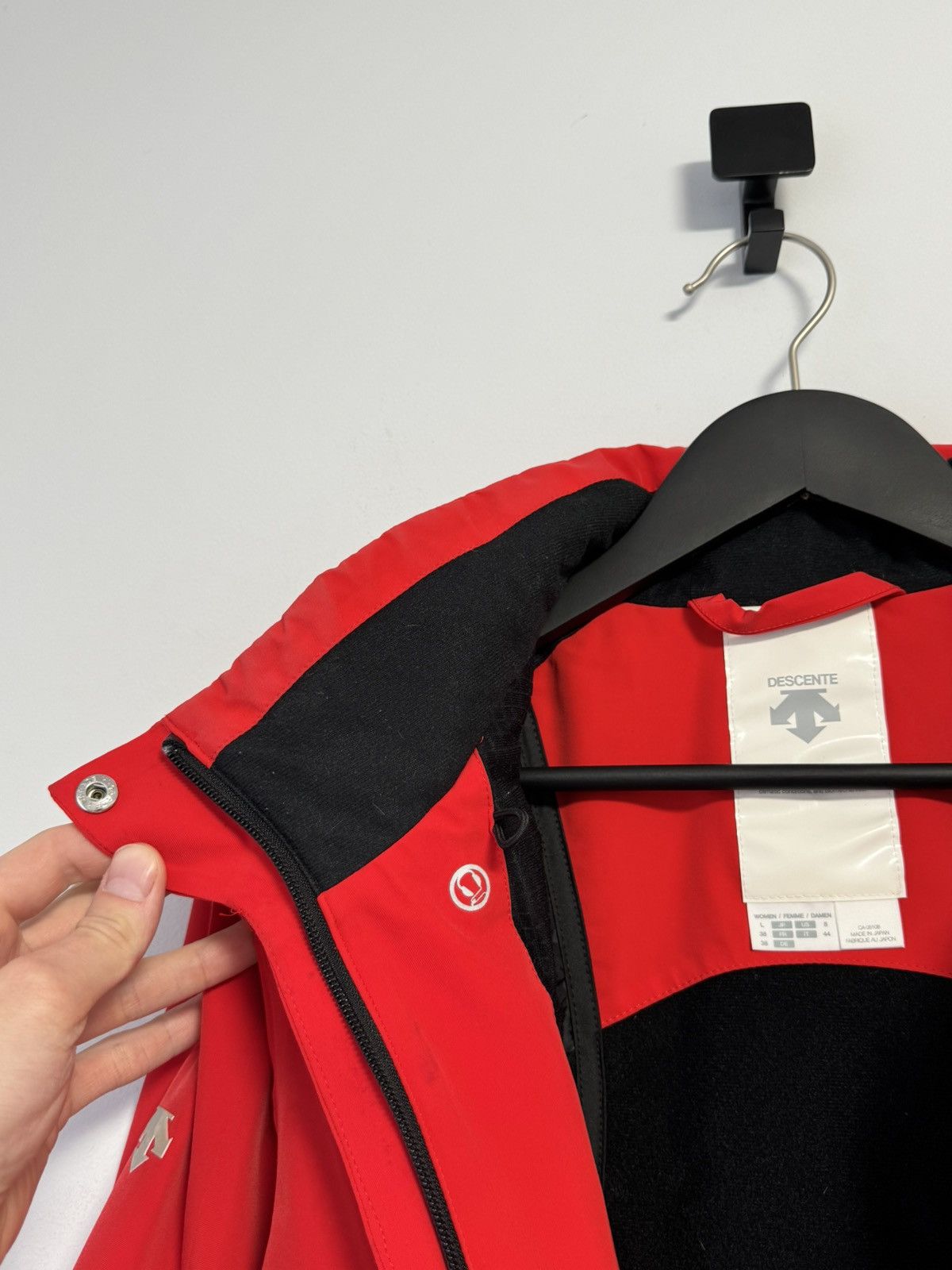 Descente Descente Ski Jacket Red Heat Course Hooded Insulated Snow Size M / US 6-8 / IT 42-44 - 10 Thumbnail