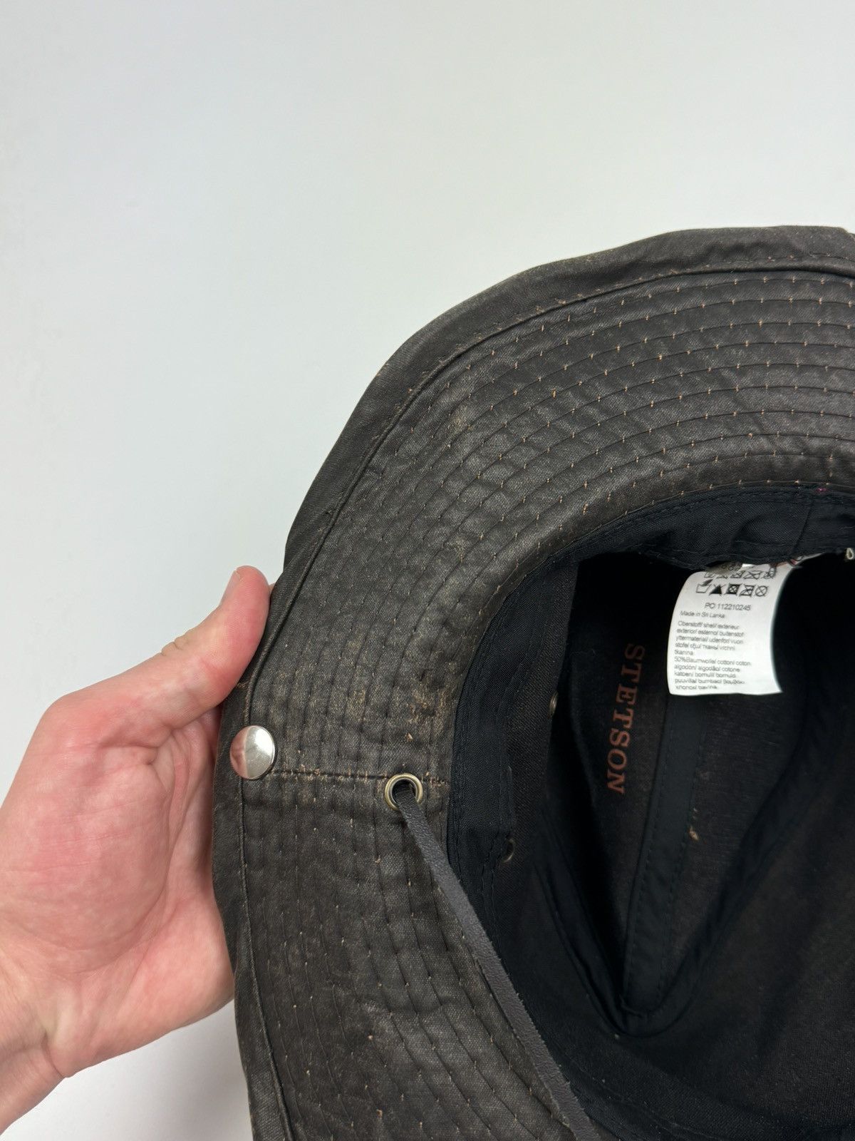 Stetson Stetson Cowboy Fisherman hat waxed Size ONE SIZE - 9 Thumbnail
