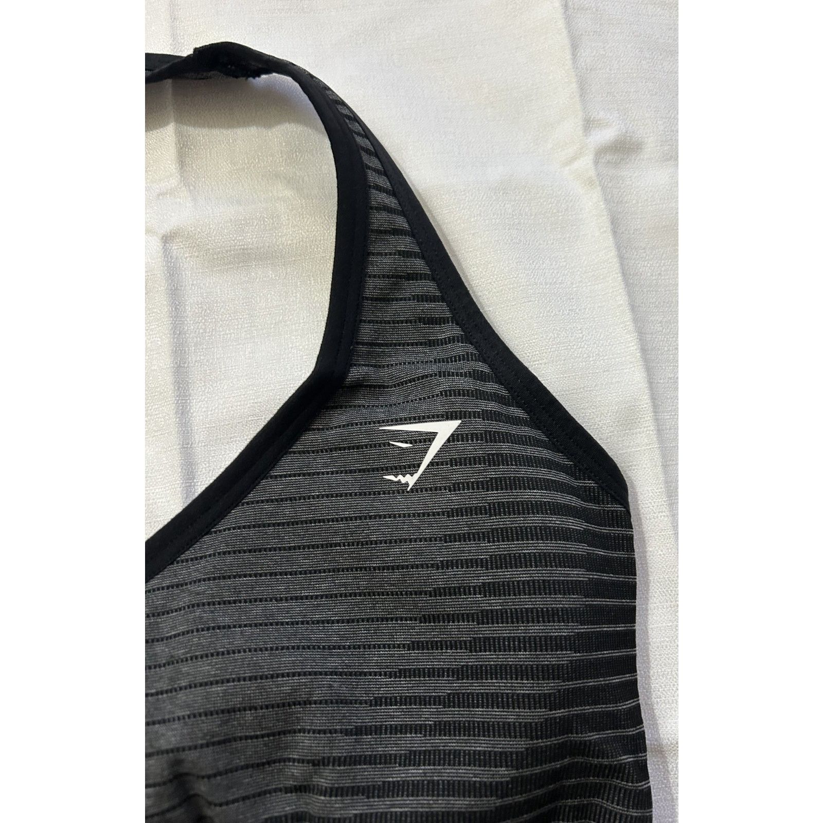 Gymshark NWOT-Women's Gymshark Seamless Sports Bra Black/Grey Size S- Size ONE SIZE - 4 Thumbnail