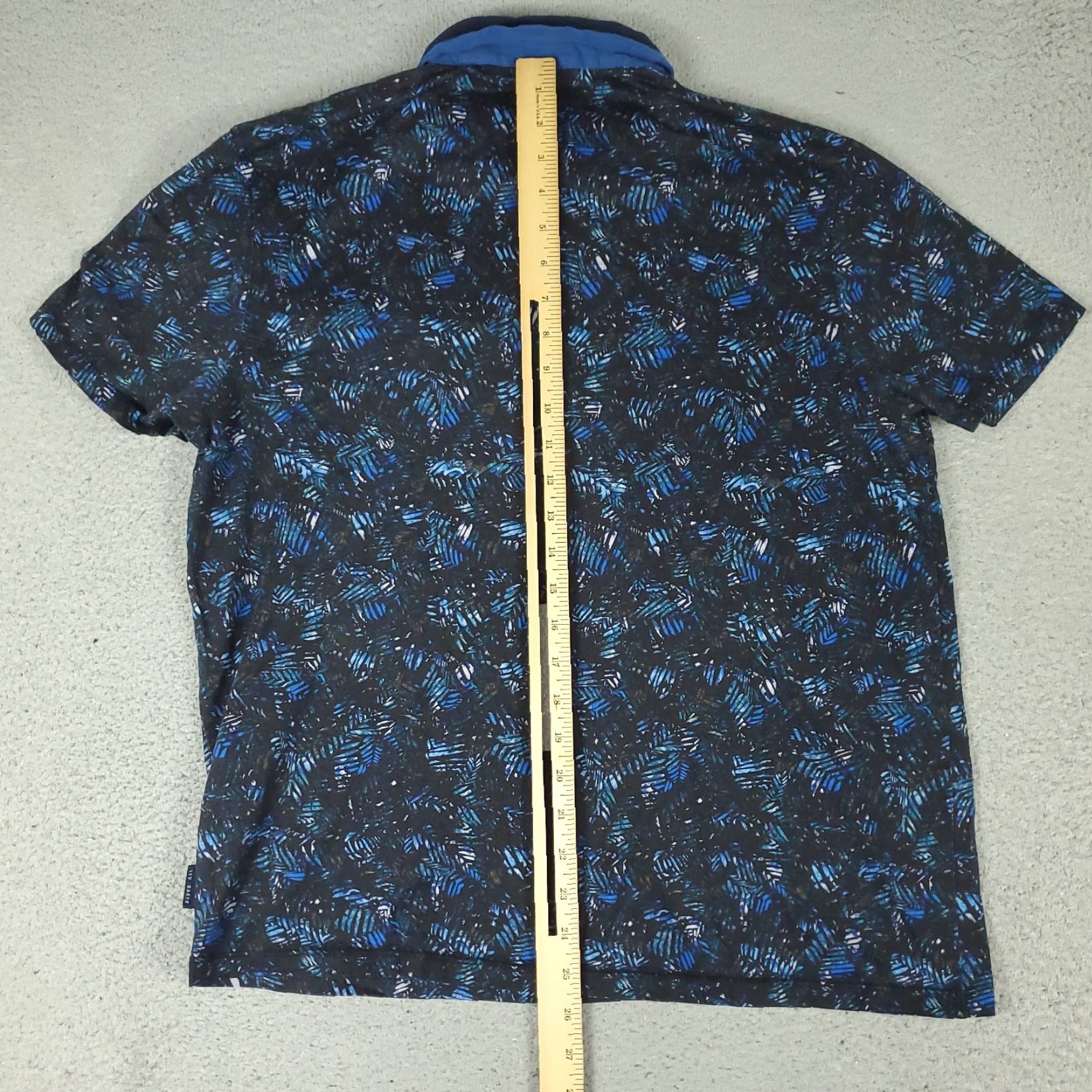 Ted Baker VINTAGE Ted Baker London Polo Shirt Men's Size 5 Blue Black Cotton Casual Short Sleeve Size US S / EU 44-46 / 1 - 3 Thumbnail