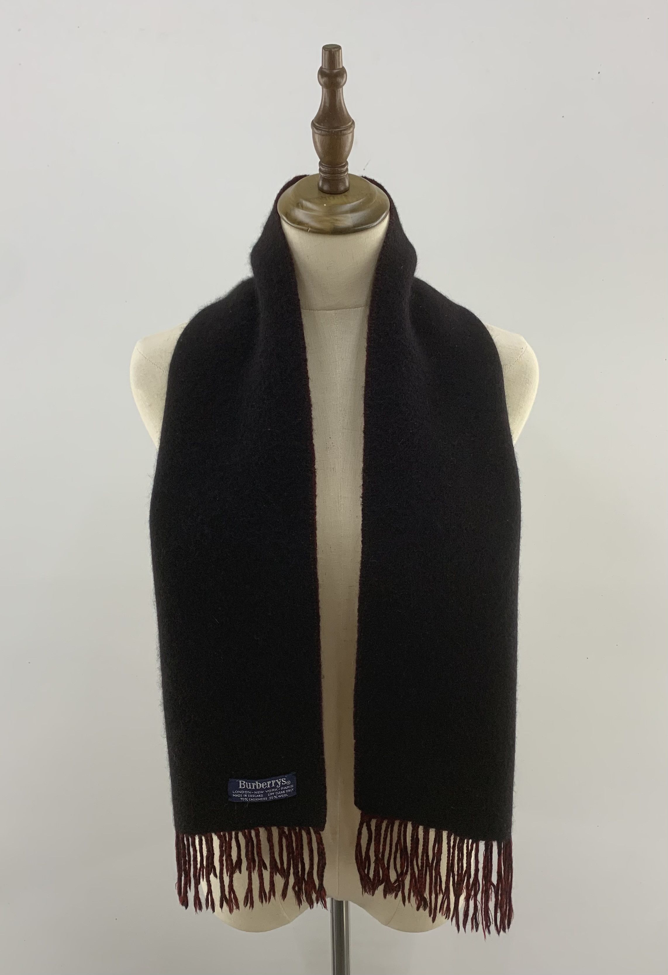 Burberry 90s Burberrys Scarf Wool Cashmere Muffler Neck Wrap BL2001 Size ONE SIZE - 1 Thumbnail