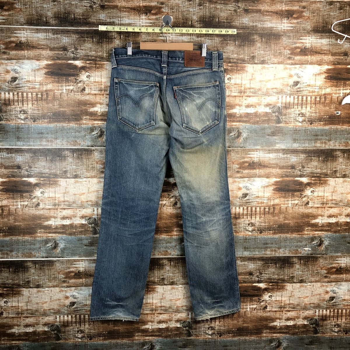 Levi's Levis 702 Blue Denim ripped distressed Pants #A2610 Size US 32 / EU 48 - 15 Thumbnail