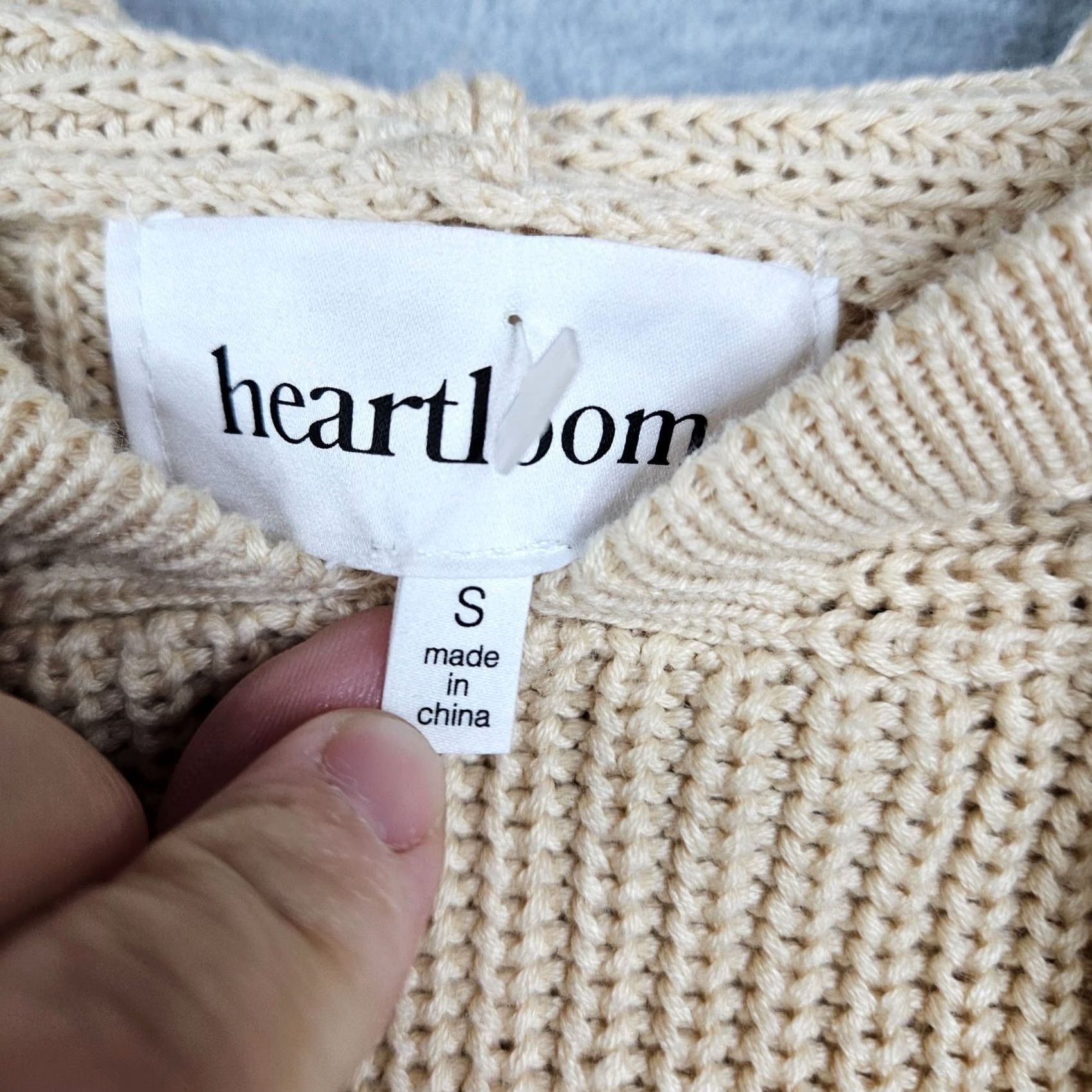 Heartloom Heartloom Women Ivory Pull over Long Sleeve Hoodie Sweater Size S Size S / US 4 / IT 40 - 4 Thumbnail