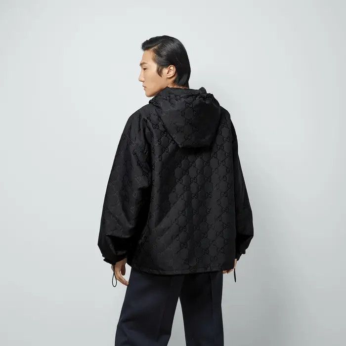 Gucci o1loc1c0226 782717 GG Nylon Jacquard Jacket in Black Size US S / EU 44-46 / 1 - 4 Thumbnail