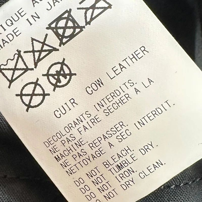 Yohji Yamamoto YOHJI YAMAMOTO SIGNATURE LOGO PRINT LEATHER TOTE BAG Size ONE SIZE - 5 Thumbnail