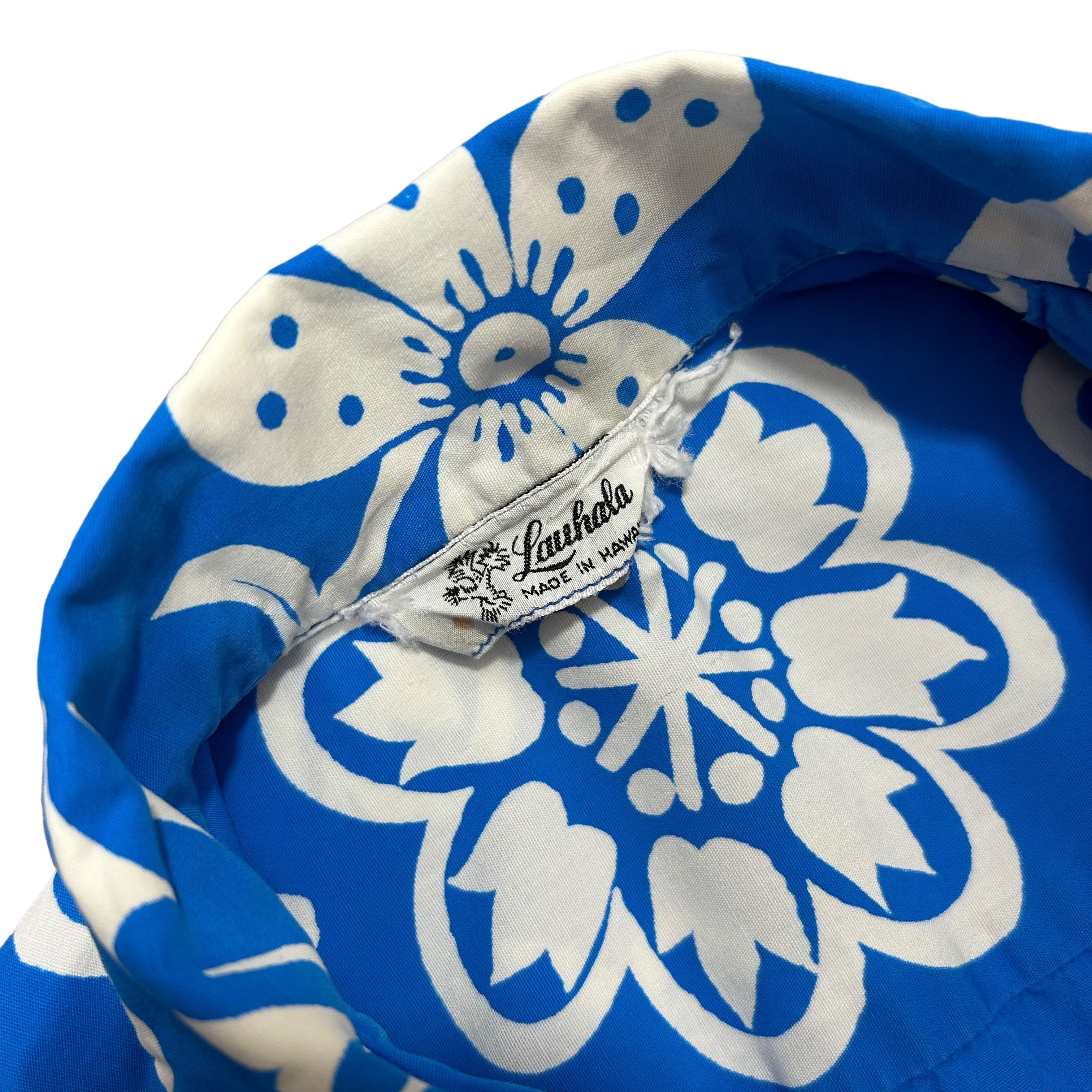 Other Lauhala Black White Floral Hawaiian Shirt Hawaii Cotton XL Size US XL / EU 56 / 4 - 4 Thumbnail