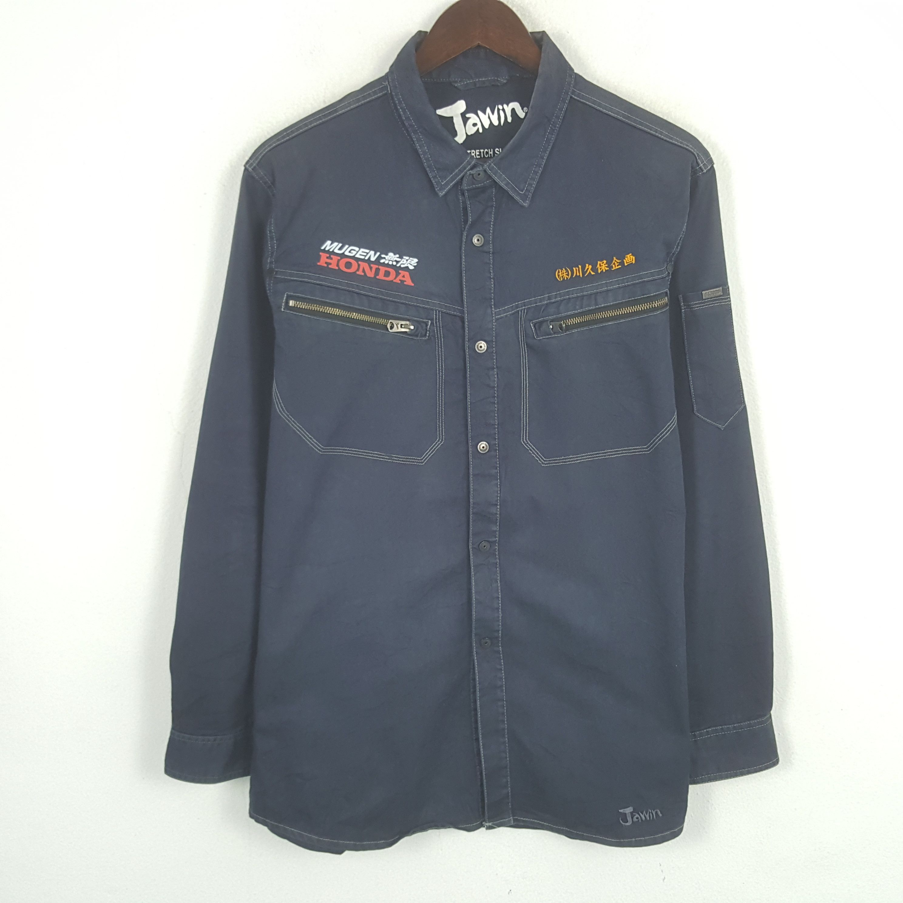 Japanese Brand Vintage Mugen Honda Custom Sport Clio Button Jacket Size US M / EU 48-50 / 2 - 3 Thumbnail