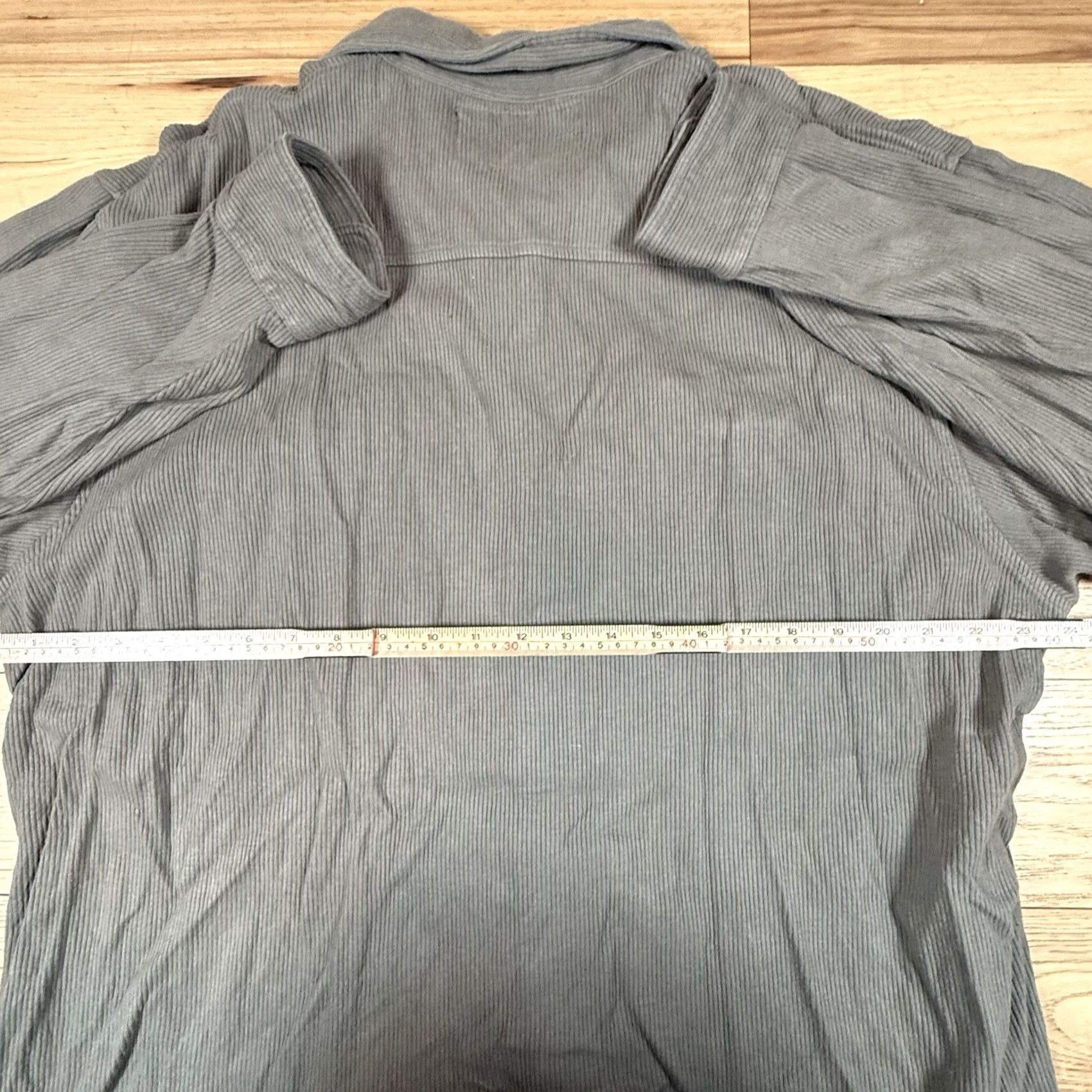 Polo Ralph Lauren VINTAGE Polo Ralph Lauren Sportsman Corduroy Shirt Mens XL Grey Pockets Long Sleeve Button-Up Size US XL / EU 56 / 4 - 4 Thumbnail