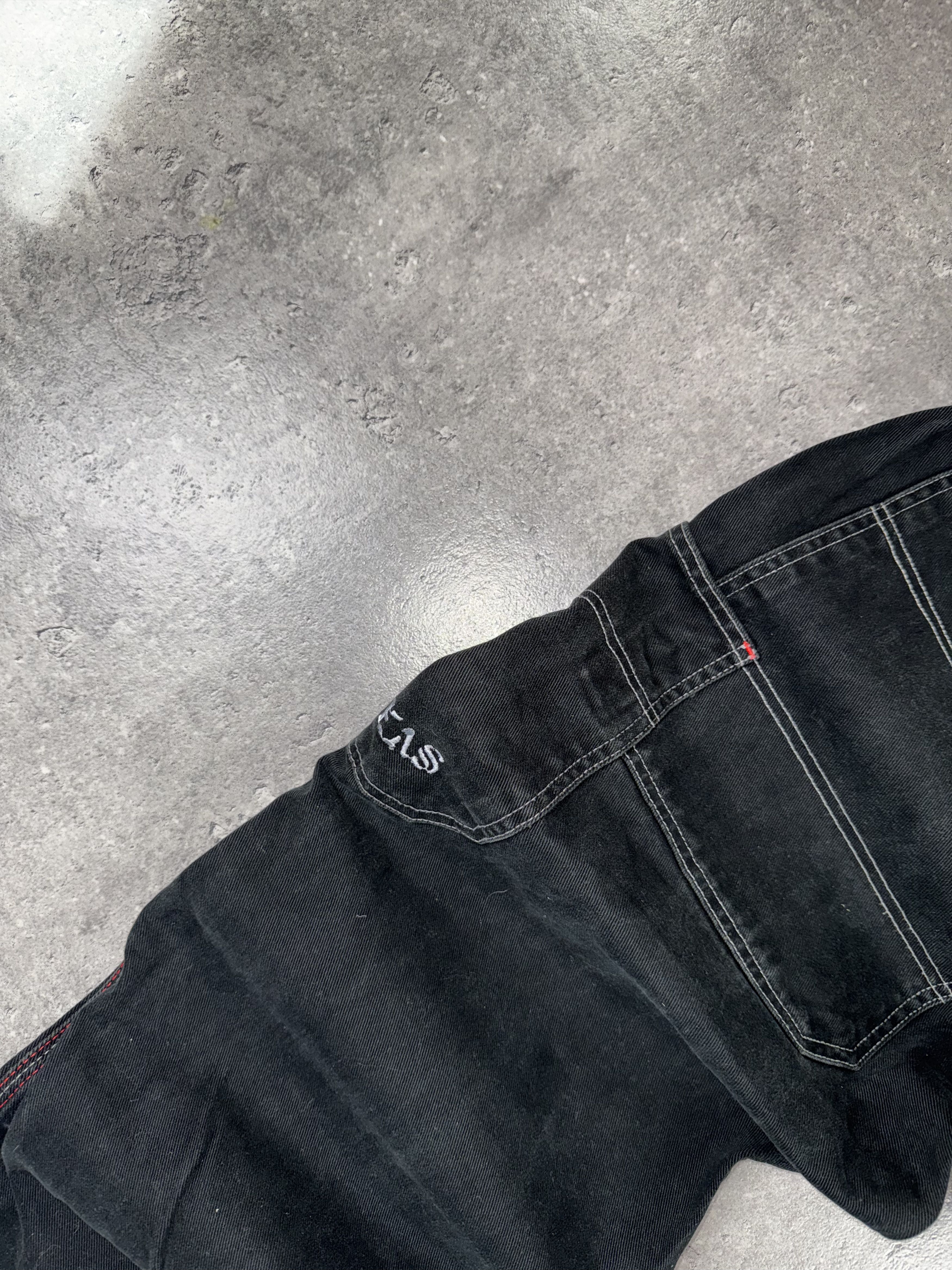 Japanese Brand Vintage swag Mass denim Jnco Baggy pants Size US 32 / EU 48 - 3 Thumbnail