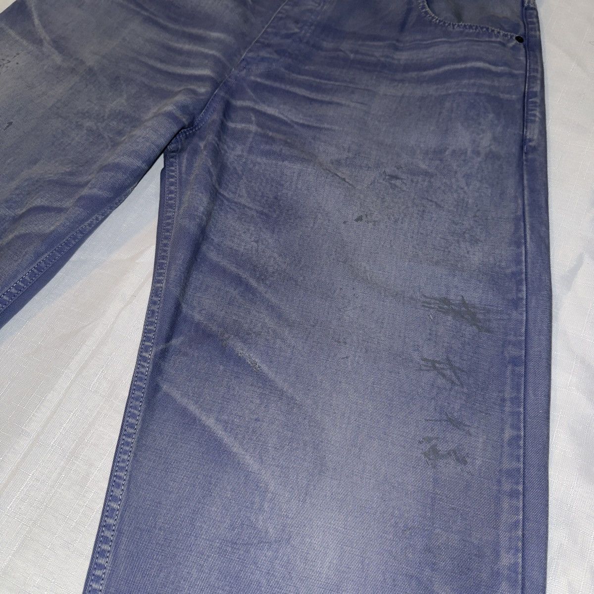 Balenciaga Balenciaga Violet Mauve Japanese Denim Size XL Size US 36 / EU 52 - 2 Thumbnail