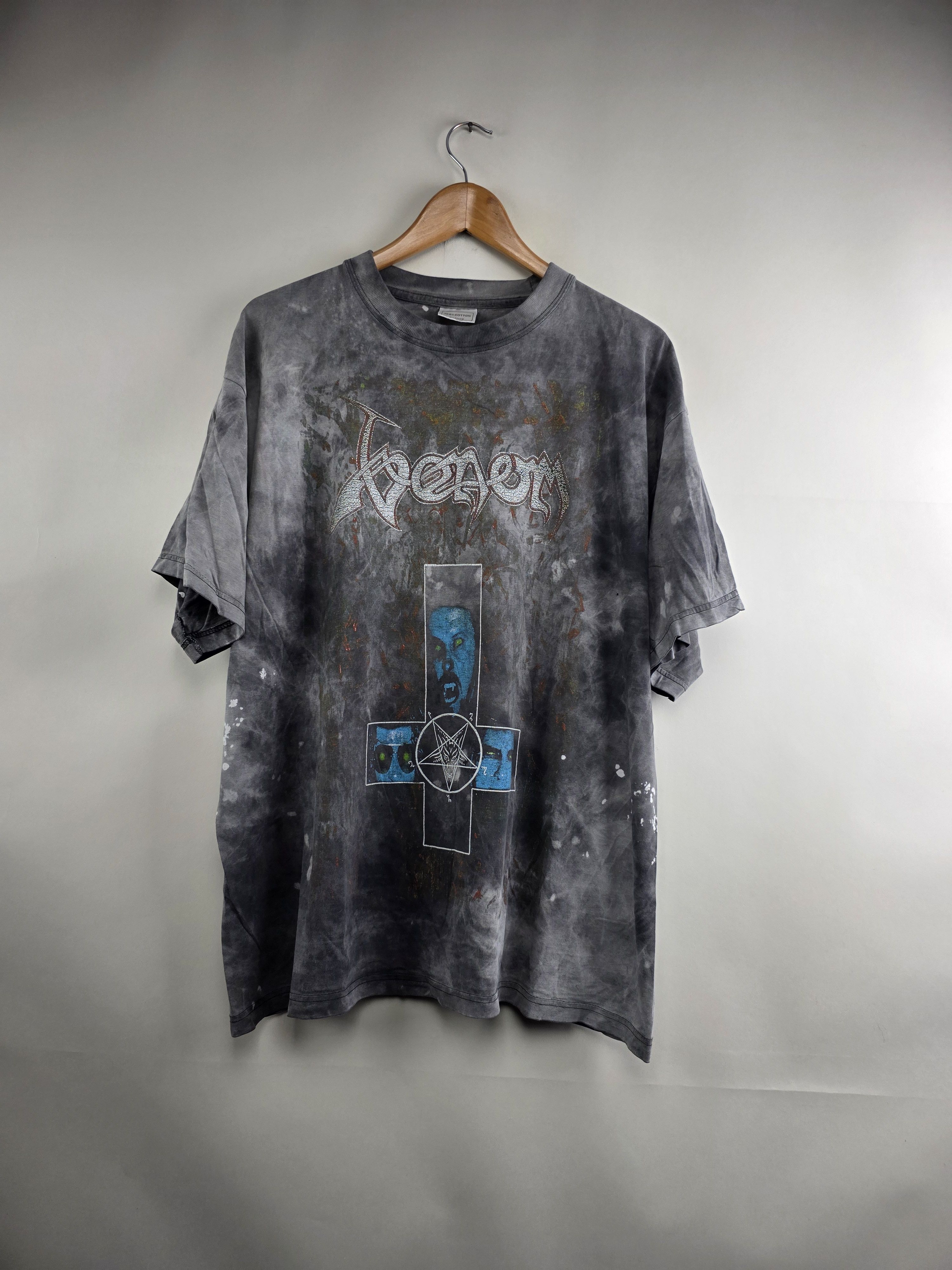 Band Tees × Vintage 90s Venom Black Metal XL 23" 29" Size US XL / EU 56 / 4 - 1 Thumbnail