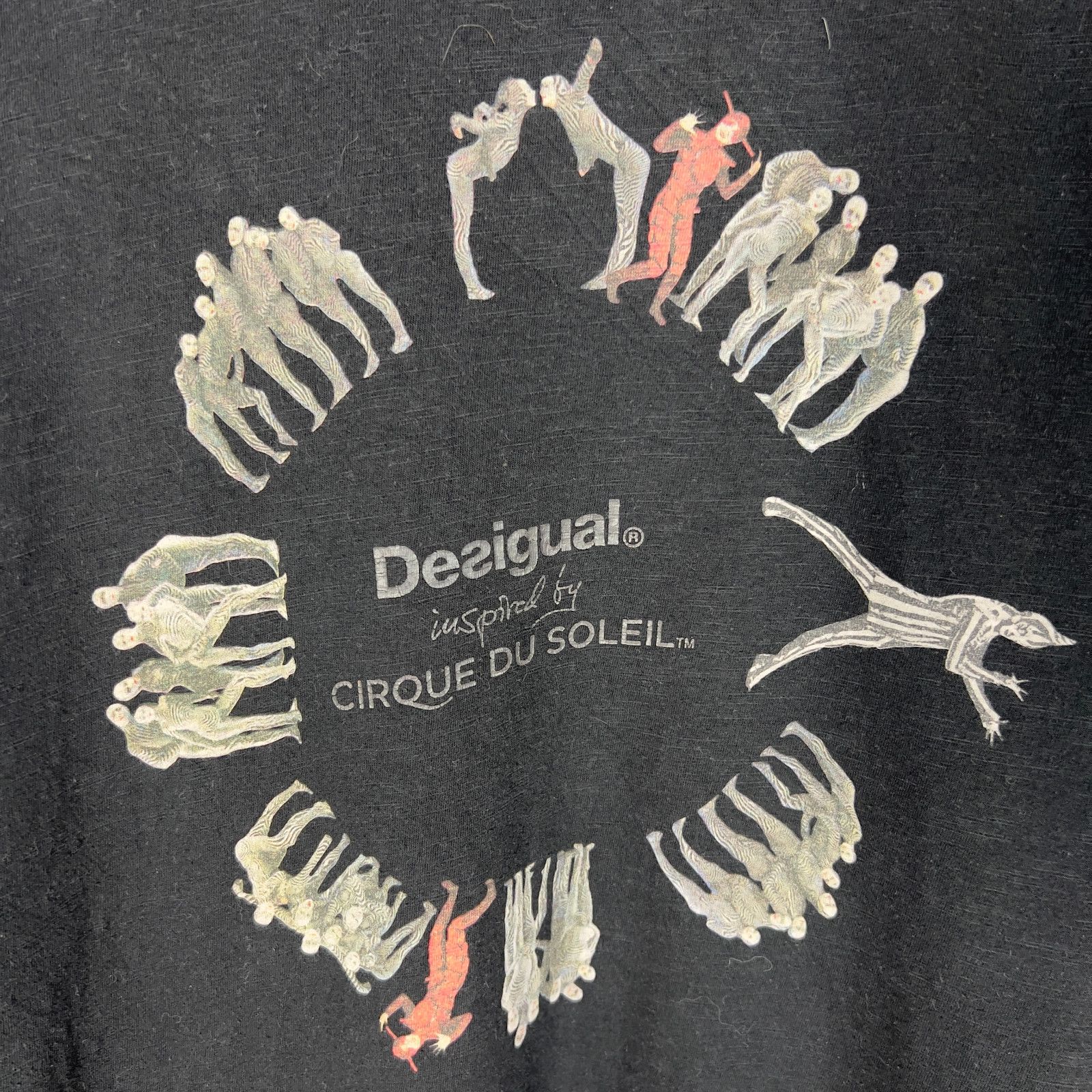 Desigual Desigual Cirque Du Soleil Tee Women's Size L Black ` Size L / US 10 / IT 46 - 4 Thumbnail