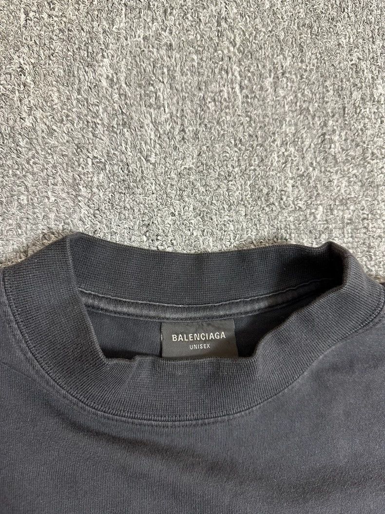 Balenciaga Balenciaga SS 24 Sunset Beach Paris Tower Graffiti Black Sh Size US S / EU 44-46 / 1 - 2 Thumbnail