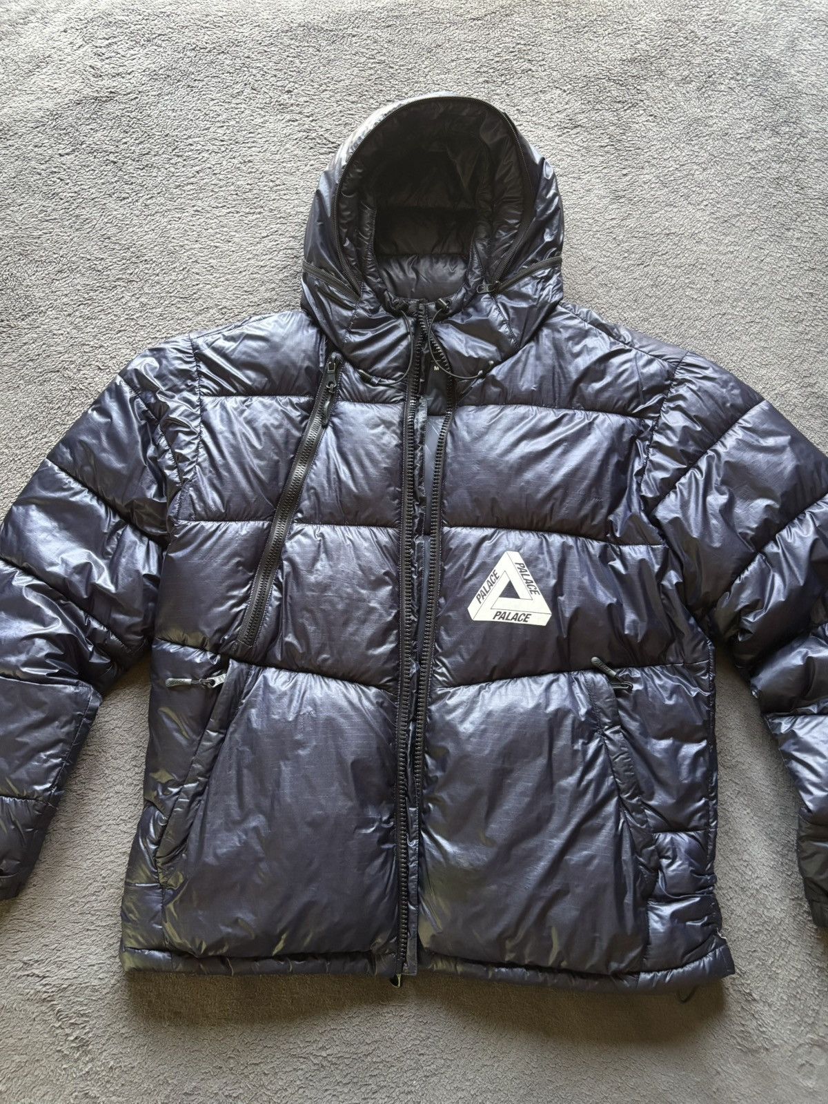 Palace Palace Pertex Puff Jacket Navy Blue Size US M / EU 48-50 / 2 - 1 Thumbnail