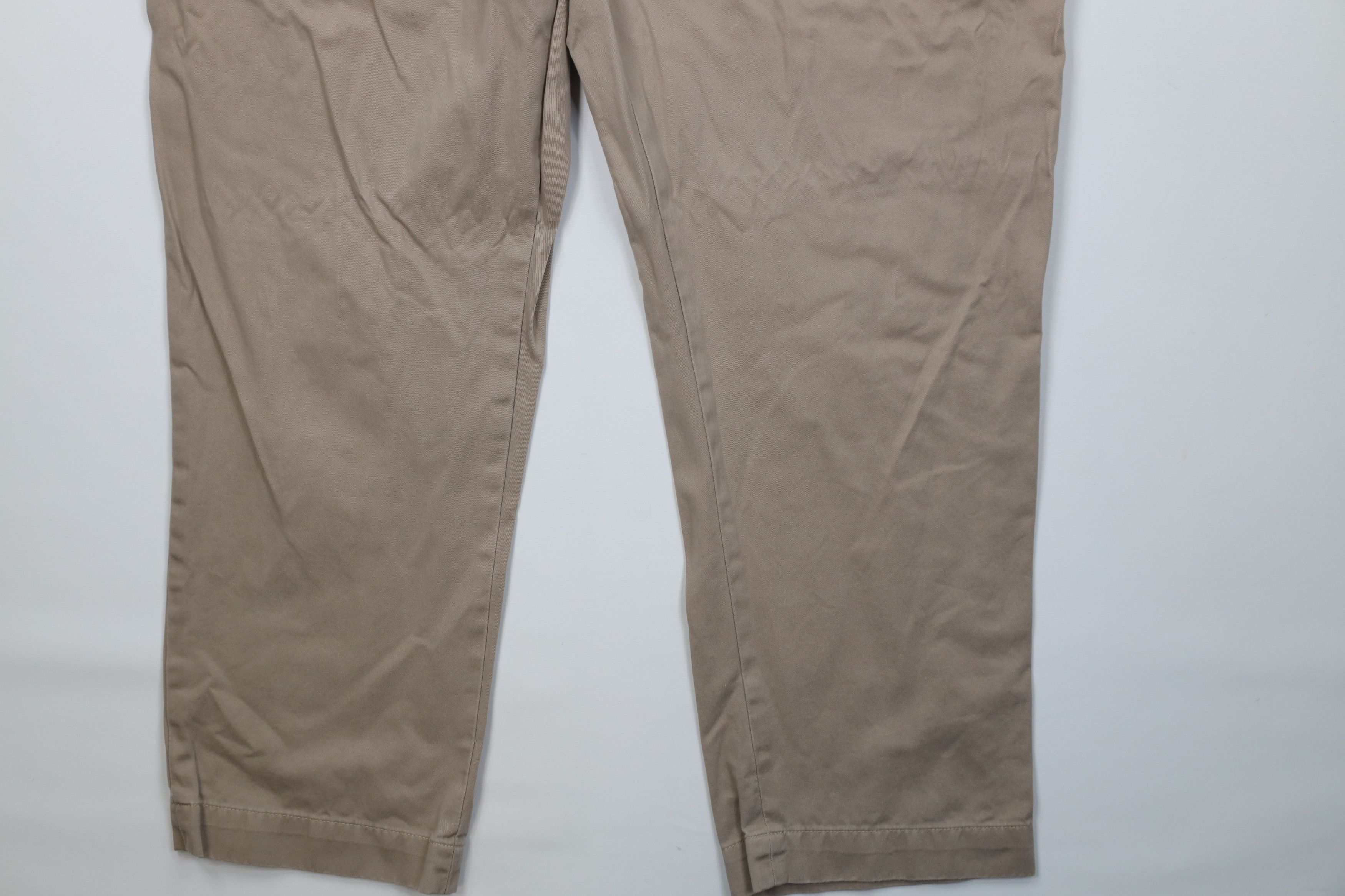 Ralph Lauren Vintage 90s Ralph Lauren Wide Leg Chino Pants Beige Cotton Size US 42 / EU 58 - 4 Thumbnail