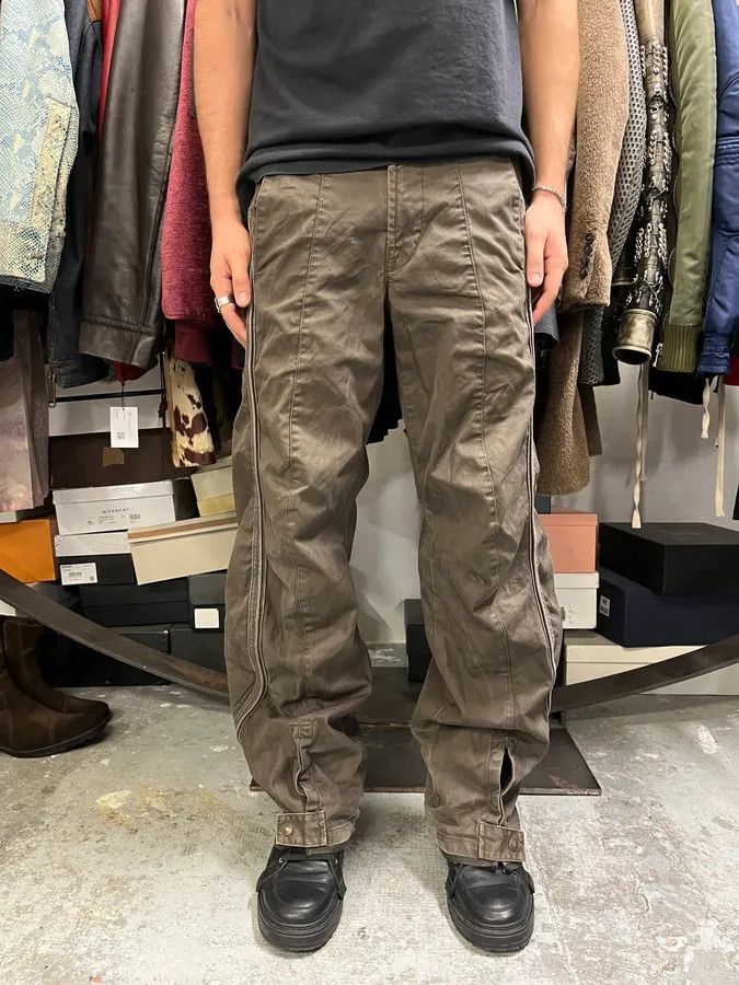 Marithe + Francois Girbaud 2000s Marithé + François Girbaud Brown Avant-Garde Pants Size US 32 / EU 48 - 1 Thumbnail