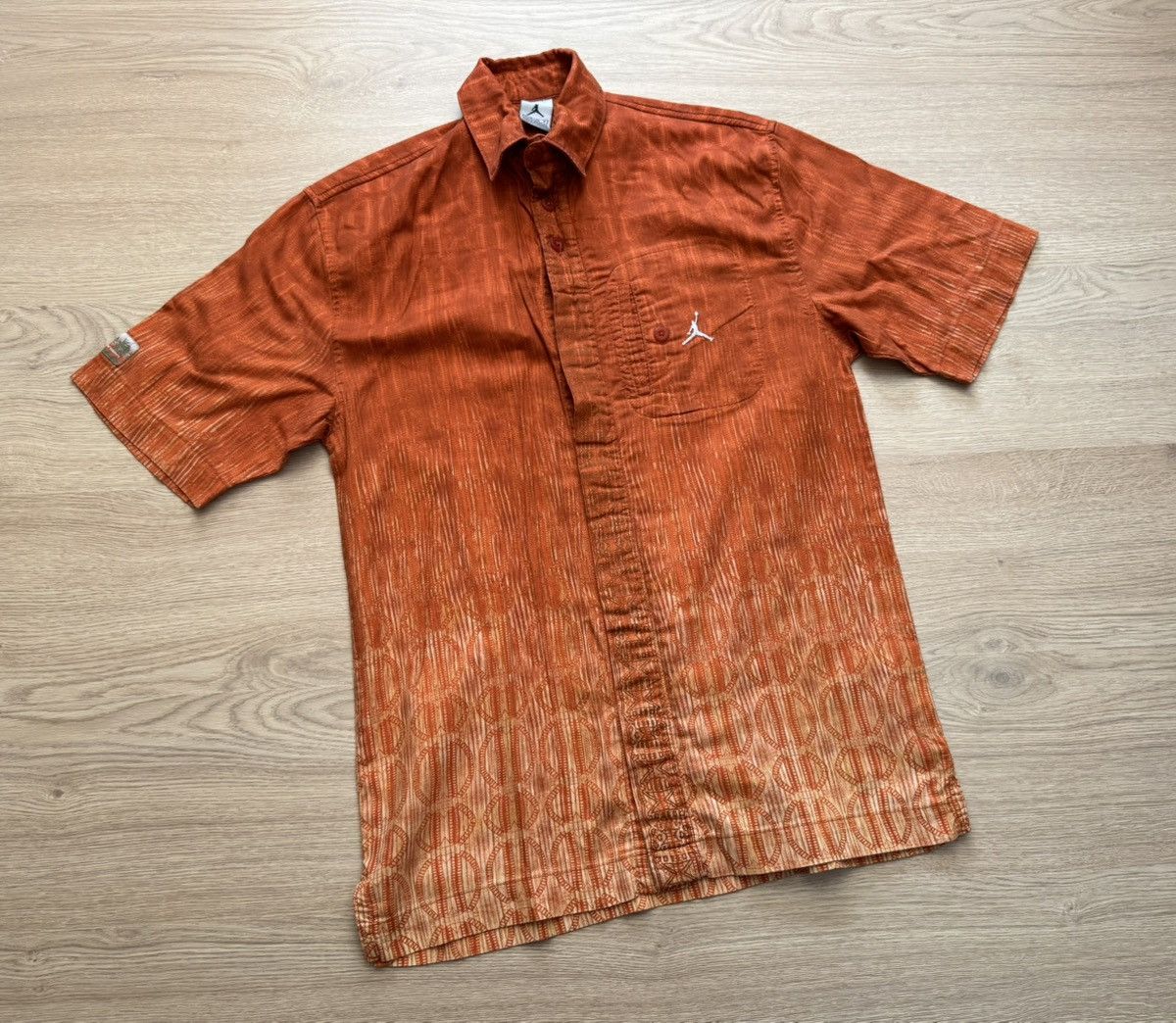 Jordan Brand Vintage 00’s Air Jordan y2k Hawaiian All Over Print Shirt Size US S / EU 44-46 / 1 - 1 Thumbnail