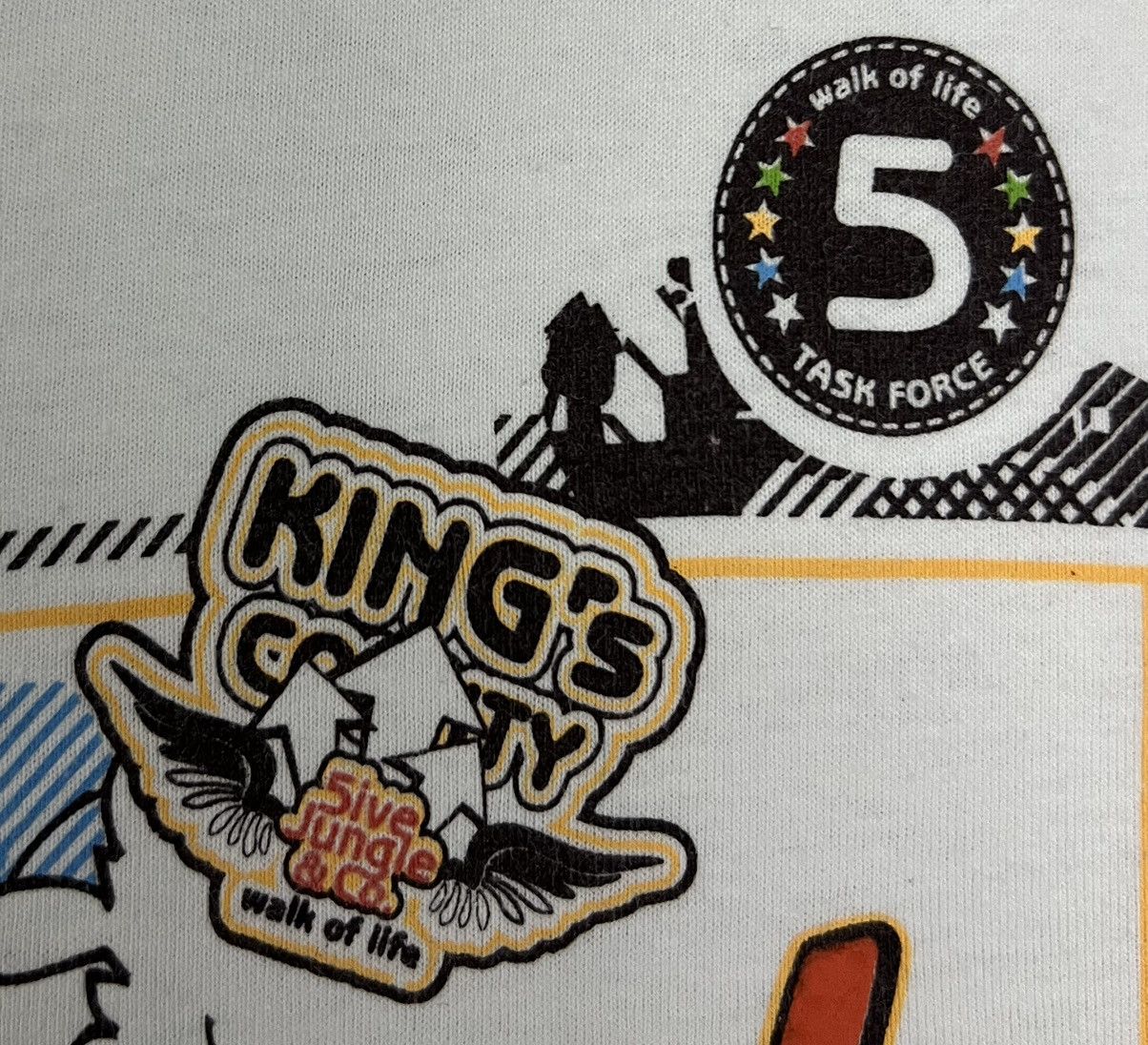 Vintage VINTAGE 5IVE JUNGLE KING’S COUNTY WALK OF LIFE SHIRT Size US L / EU 52-54 / 3 - 4 Thumbnail