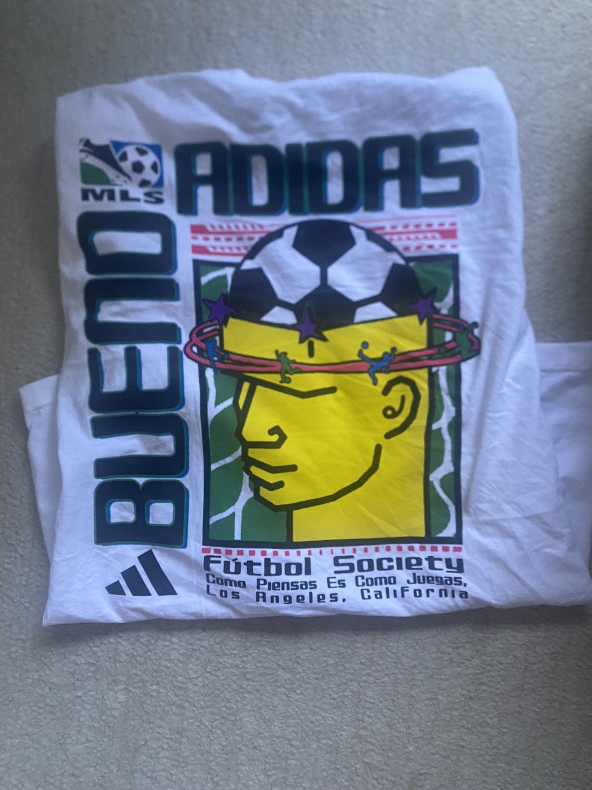 Adidas XXL Adidas Bueno Soccer Tee Size US XXL / EU 58 / 5 - 1 Thumbnail