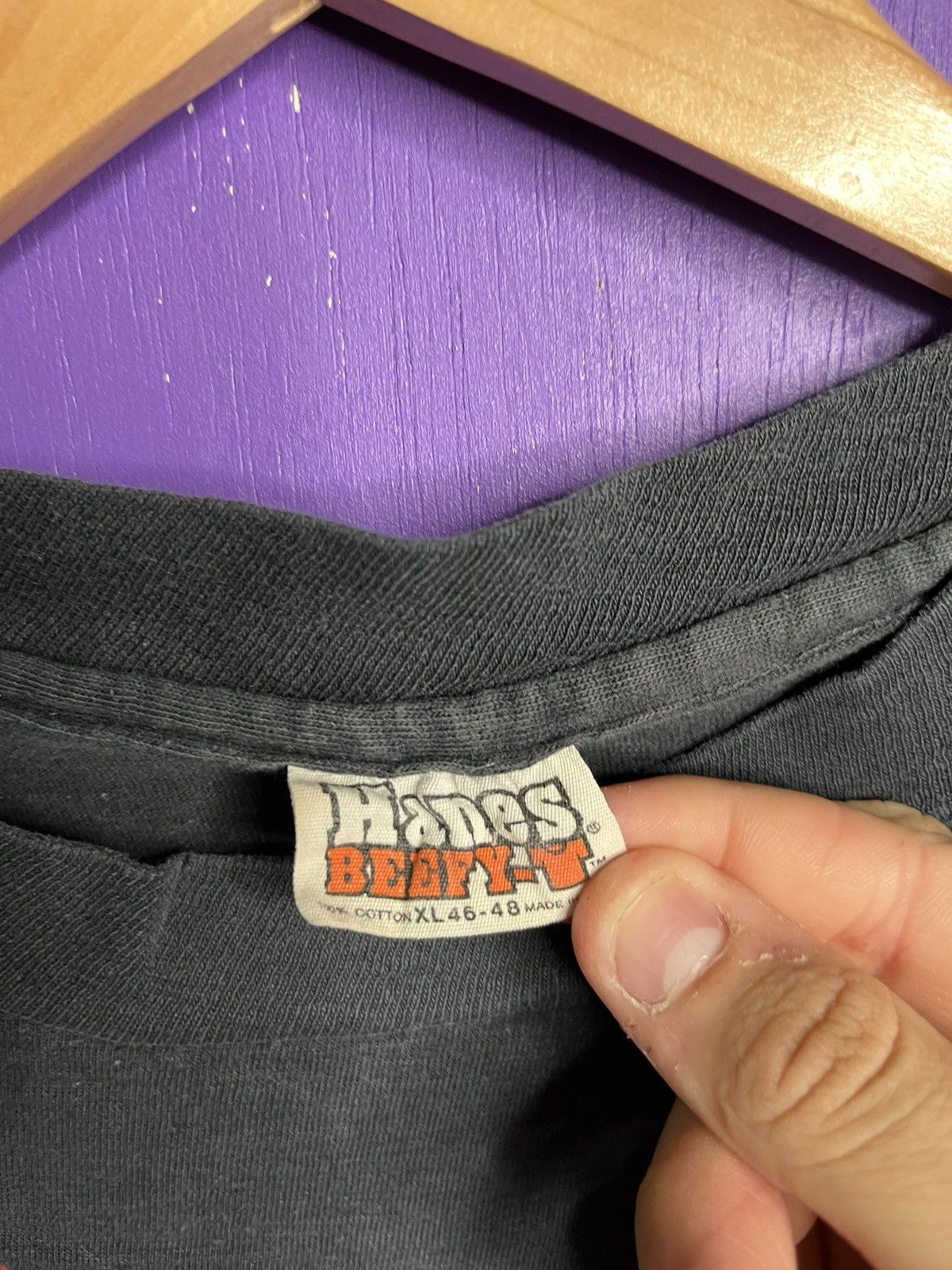 Harley Davidson × Vintage Vintage 70s Harley Davidson tire/wings logo t-shirt Size US L / EU 52-54 / 3 - 4 Thumbnail
