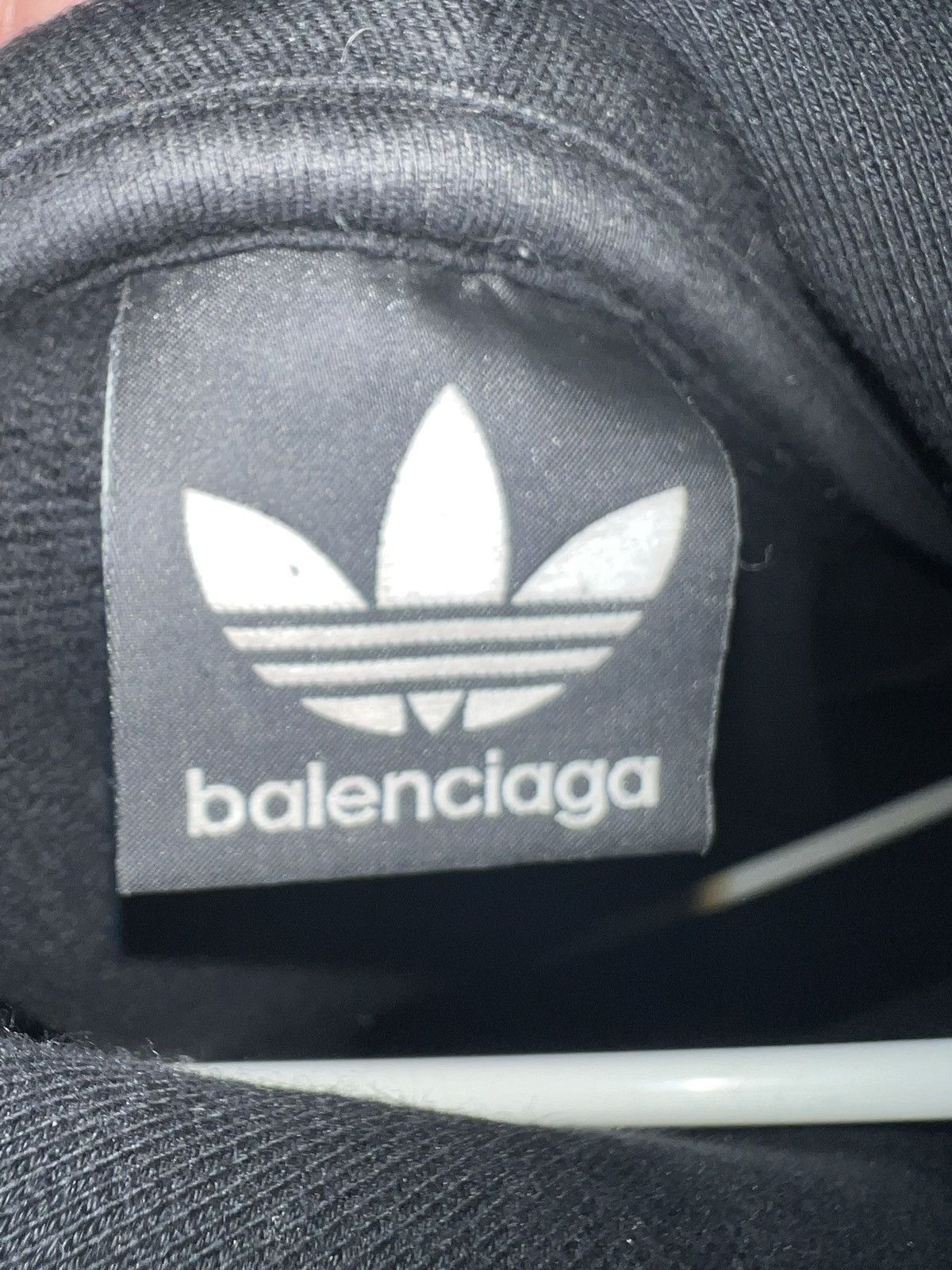 Adidas × Balenciaga Balenciaga Adidas Collab Hoodie in Black Trefoil Size US L / EU 52-54 / 3 - 4 Thumbnail