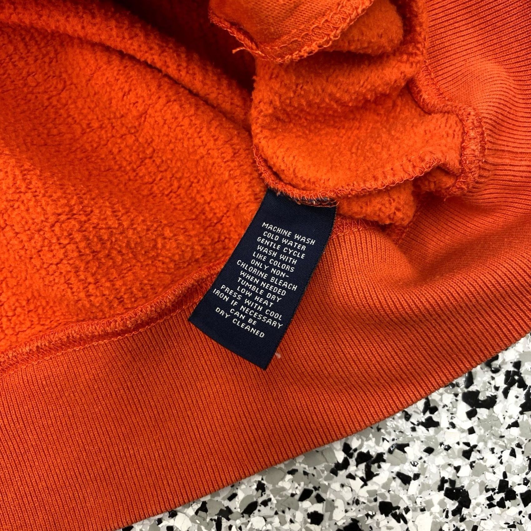 Ralph Lauren VINTAGE Polo Jeans Co. Ralph Lauren Mens Orange Zip Mock Neck 2XT Cotton Sweater Pullover MENS Size US XXL / EU 58 / 5 - 5 Thumbnail