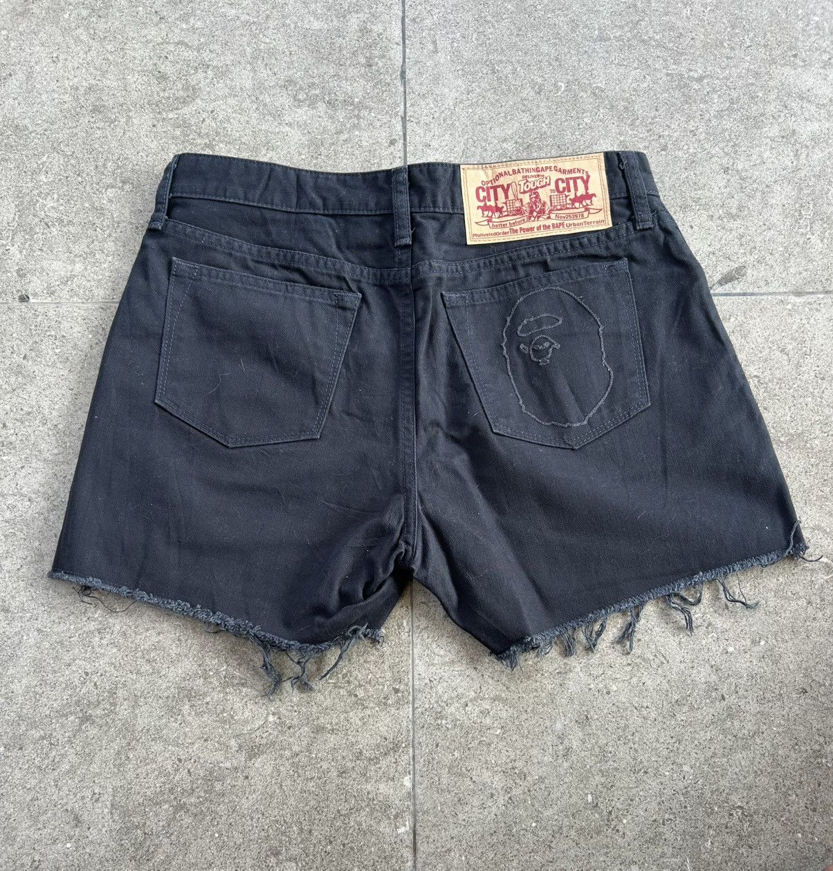 Bape A Bathing Ape Bape Denim Shortpants Size 30" / US 8 / IT 44 - 4 Thumbnail