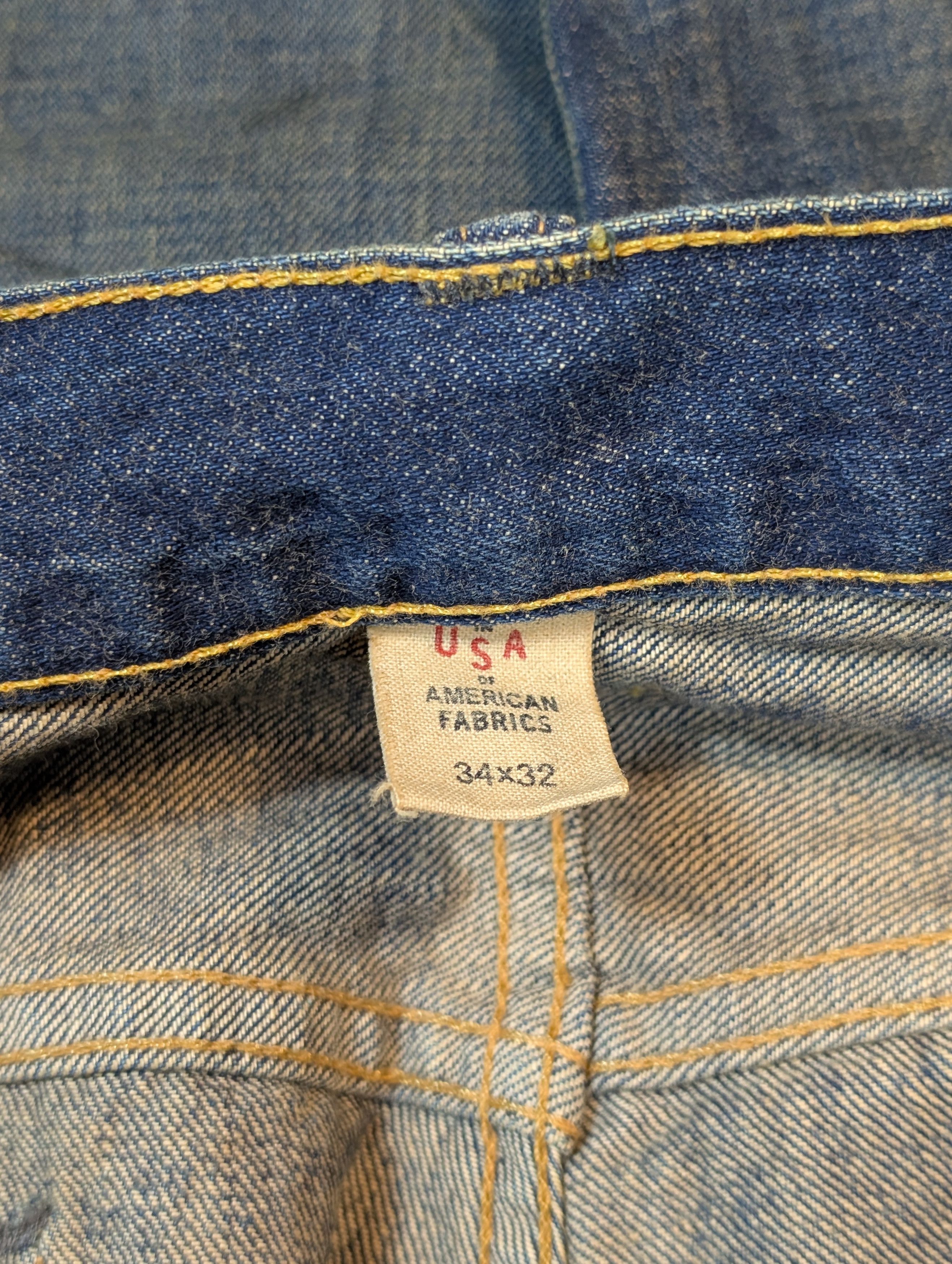 RRL Ralph Lauren NWT RRL Ralph Lauren Distressed Rust Wax Jeans Dust Bowl Size US 34 / EU 50 - 6 Thumbnail