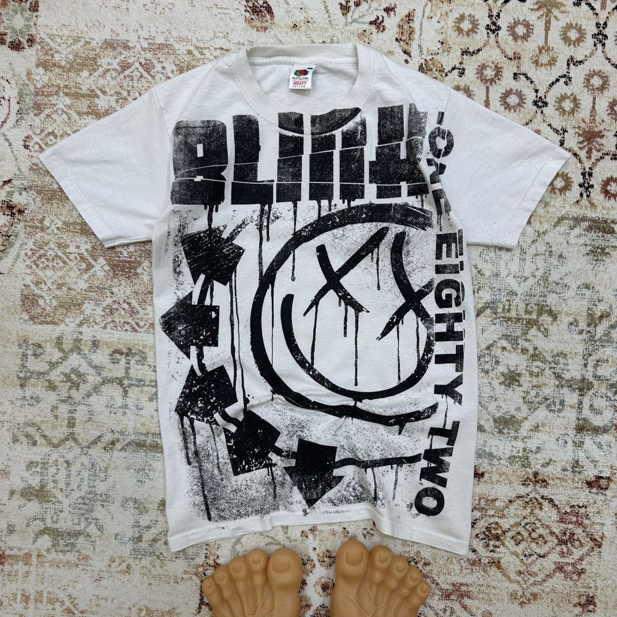 Band Tees × Vintage Vintage Blink One Eighty Two T-shirts Band Rock Y2K 00s Size S / US 4 / IT 40 - 1 Thumbnail
